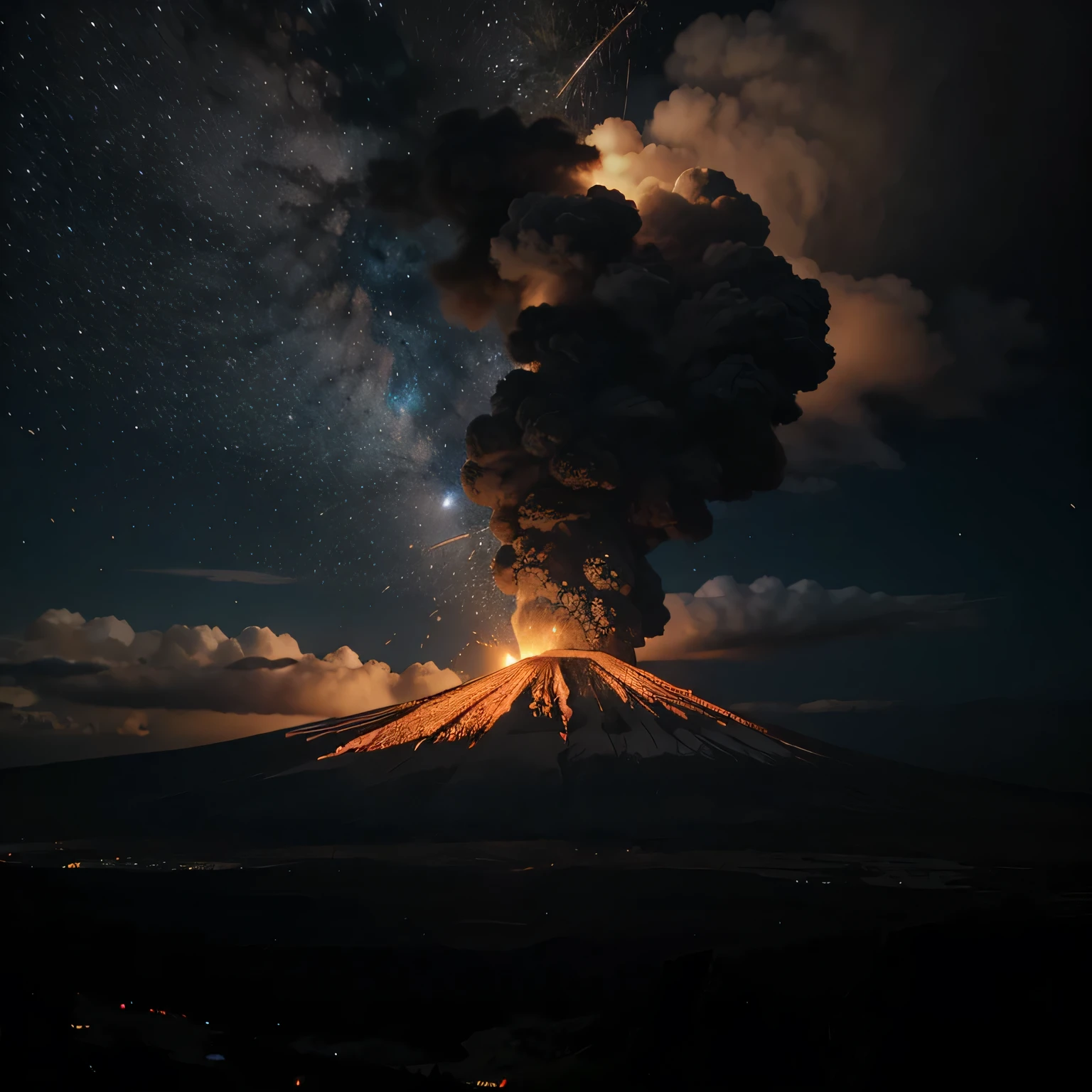 Volcano super storm