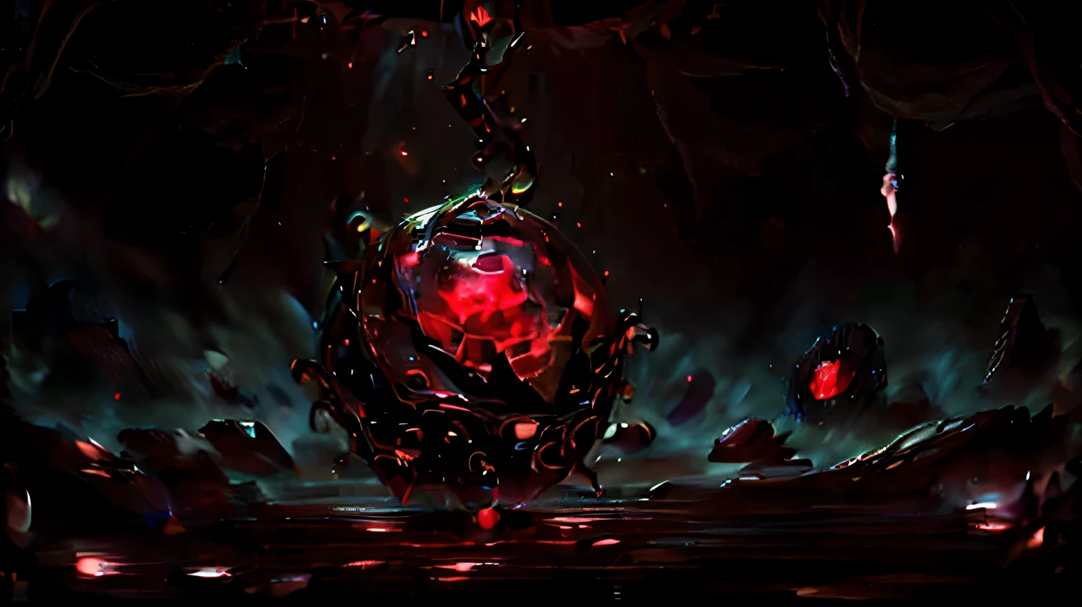 A bloodmagic blood orb floats in the center, radiating a mysterious and powerful aura. Surrounding it is a complex and intricate ritual sigil, intricately carved into the ground. Illuminating the scene is a modern floor lamp, casting a soft and warm glow. Adjacent to the lamp is a washing machine, adding a touch of everyday life amidst the mysticism. In a corner, there is a pot of gold, shining with its alluring brilliance.
The room is adorned with stone flooring, giving off a rustic and ancient vibe. Bioluminescent organisms, emitting a soft and ethereal light, dance and sway across the space, adding a touch of enchantment. Rope lights are intertwined and hung from the ceiling, creating a mesmerizing display of patterns and colors.
The environment reflects a solarpunk aesthetic, with an infusion of advanced technology and nature. The scene blends elements of sci-fi with organic elements seamlessly. The colors in the image are vibrant and vivid, incorporating a wide range of hues that evoke a sense of vibrancy and life.
The lighting in the room is carefully set, creating a perfect balance between brightness and shadows. It enhances the details and accentuates the textures, bringing the entire scene to life.
(prompt: (best quality, 4k, 8k, highres, masterpiece:1.2), ultra-detailed, realistic,photorealistic:1.37), bloodmagic blood orb, ritual sigil, floor lamp, washing machine, pot of gold, stone flooring, bioluminescent organisms, rope lights, solarpunk, sci-fi)