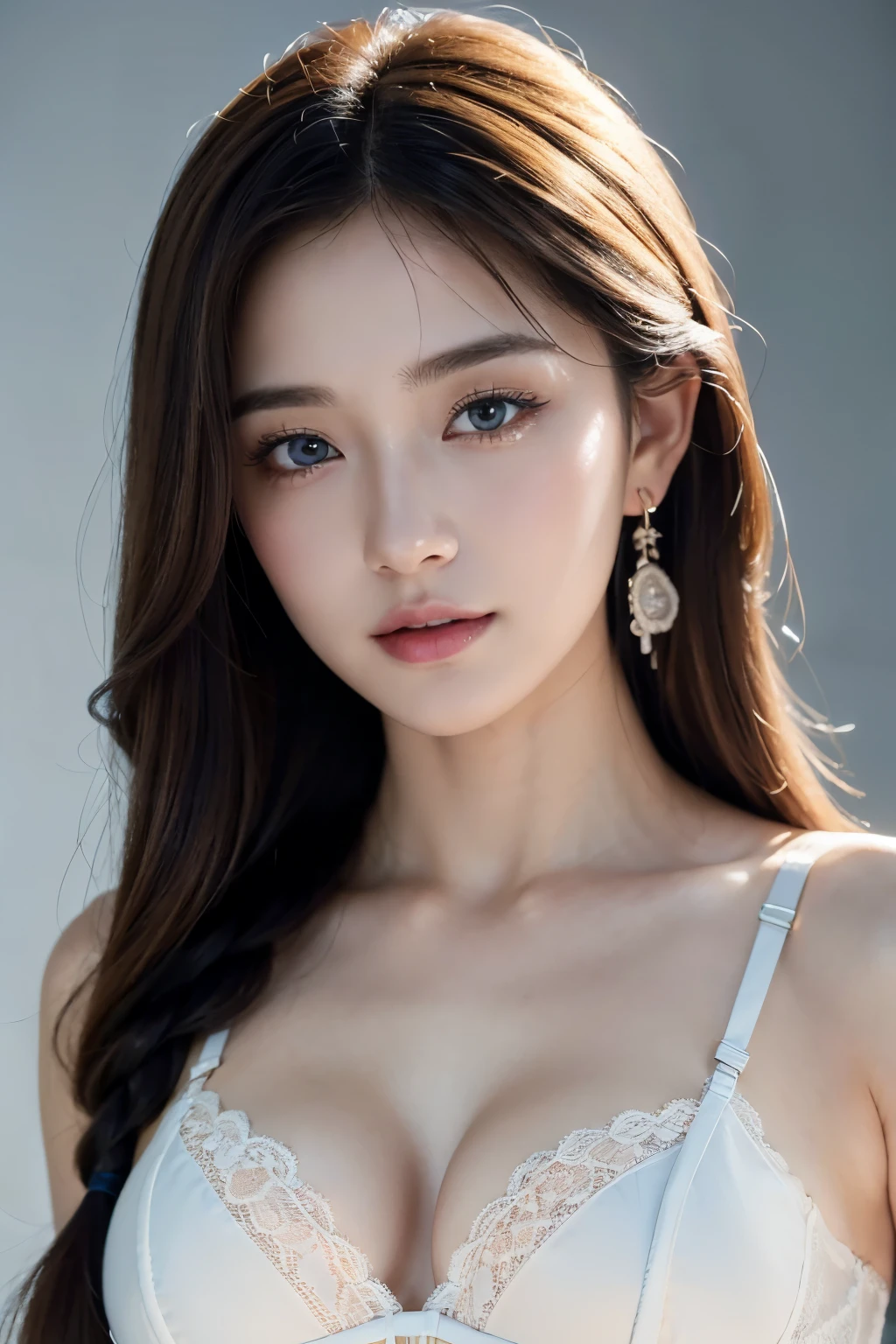 1woman, (Ultra realistic, high res), (highly detailed eyes, highly detailed hair, highly detailed face, highly detailed plump lips), (off shoulder with open breasts), breasts, upper body, caute smile, (best quality:1.4), Raw photo, (realistic, photo-realistic:1.37), professional photography, cinematic light, (fine face: 1.2),fashion model 20 years old, cute, [[[[pure eyes]]]], [[[[closeup]]]], [[[[chest]]]], [[[[neck]]]], [[[[shoulders]]]], perfect eyes, perfect iris, perfect lips, perfect teeth, perfect skin, soft front light, glow, HDR, (muted colors:1.2), Retrato da mulher、white skin、((cabelo Castanho ondas suaves)) Best Blanco Romantico、8k resolution、Frente Illuminada、アメリカの女の子のPortrait、solo、20-year-old、beautiful face、Upper body、medium side cut、beautiful blonde hair、beautiful little face woman, solo,　black theme,　look at the audience,one woman, It&#39;s real, Wolfsan-6500-V1.3, anime、animeスタイル、beautiful diamond eyes、20 year old american girl、braided hair、swimsuit、portrait beautiful detailed woman, very detailedな青い顔, Reality, beautiful narrow blue eyes, huge file size, Super detailed, High resolution, very detailed, highest quality, masterpiece, An illustration, very detailed, ticker, Unite, 8K painting wallpaper, fine, fine details, masterpiece, highest quality, Hvery detailed ticker uniform 8K wallpaper, face light movie lighting、cuteブラウス, dark background, oil, masterpiece, diffused soft film lighting, Portrait, highest quality (perfect face:1.4),stunning girl pictures,(8K and、photorealistic:1.25) 、(lip gloss、eyelashes、shiny face、shiny skin、highest quality、超High resolution、Depth of the bounds written、chromatic aberration、caustic road lighting、natural shading、sexy 1girl, Extremely cute, Amazing face and eyes, (Beautiful lovely smile), (extremely detailed beautiful face), bright and shiny lips, (cute bikini:1.3), (very elaborate lace bra:1.5), smooth skin, super beautiful, attractive, (Best Quality:1.4), (hyper quality), (Ultra-detailed), (hyper-realistic, Photorealsitic:1.37), Authentic skin texture, complex details, extremely detailed CG unified 8k wallpaper, RAW Photos, professional photograpy, Cinematic lighting, coast, sea, palm trees,masterpiece, best quality, high quality, High definition, High quality texture, High quality shadow, high detail, beautiful detailed, finely detailed, extremely detailed cg, detailed texture, a realistic representation of the face, realistic, colorful, delicate, Cinematic Light, sidelighting, Lens Flare, Ray tracing, sharp focus, (intrica