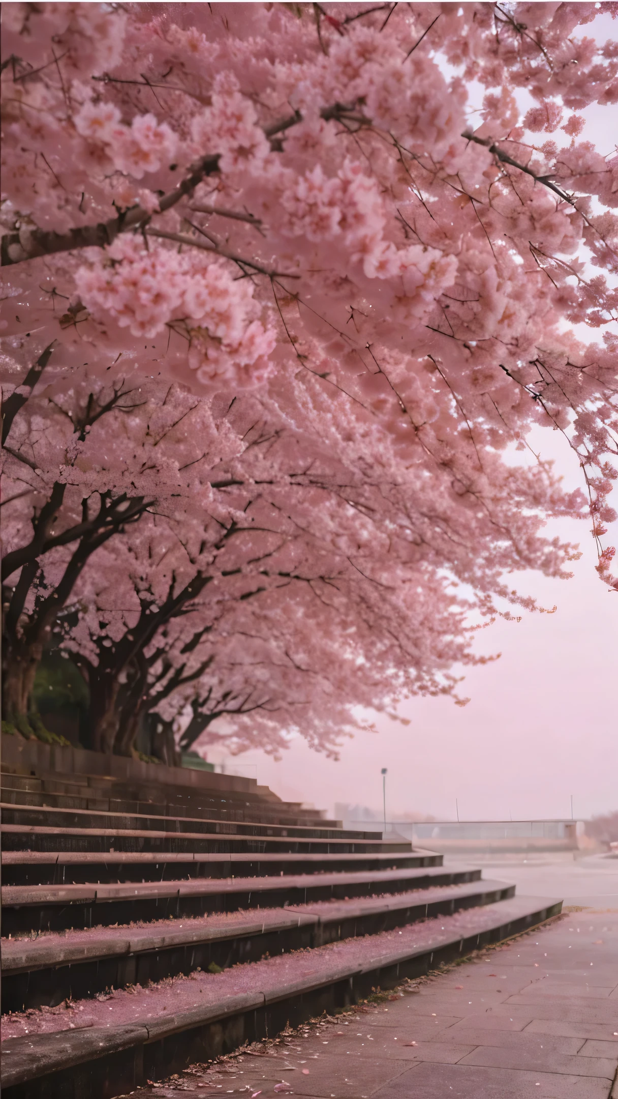 There is a man walking on the road holding an umbrella, Cherry blossoms树, Cherry blossoms树, Breathe - take away the beautiful trees, Cherry blossoms树, Cherry blossoms, pink tree, Cherry blossoms树, lush Cherry blossoms树, Cherry blossoms falling, Cherry blossoms rain everywhere, Cherry blossoms, Cherry blossoms in the wind, Cherry blossoms树, (Cherry blossoms everywhere on the ground 1.1),