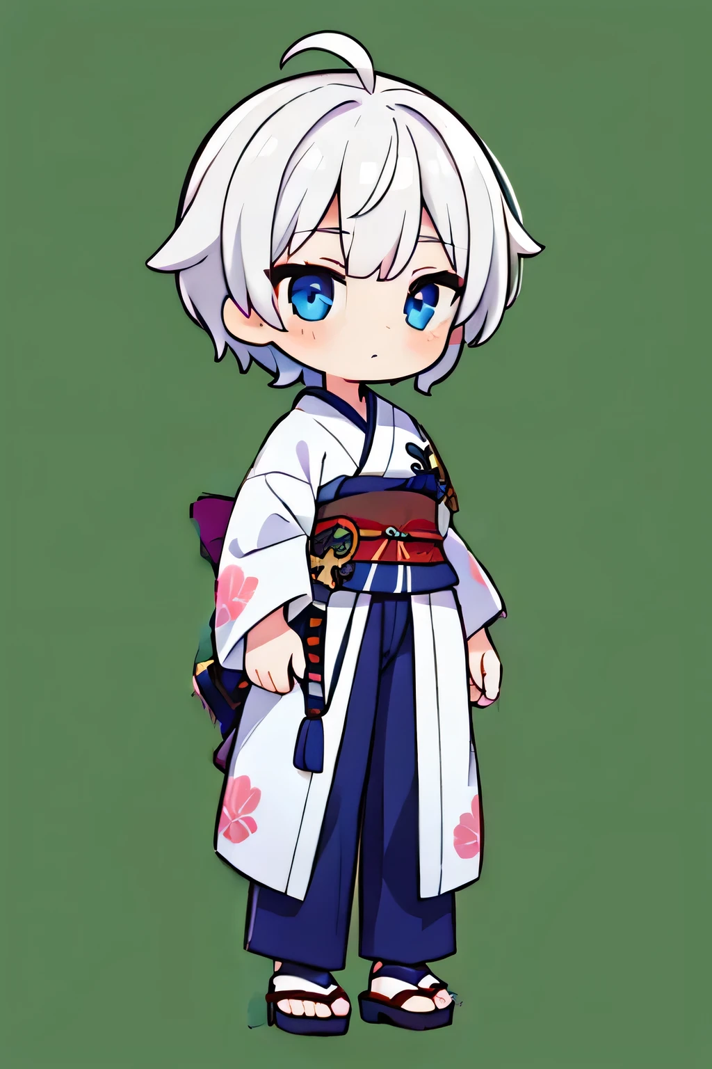 blue eyes, samurai, katana