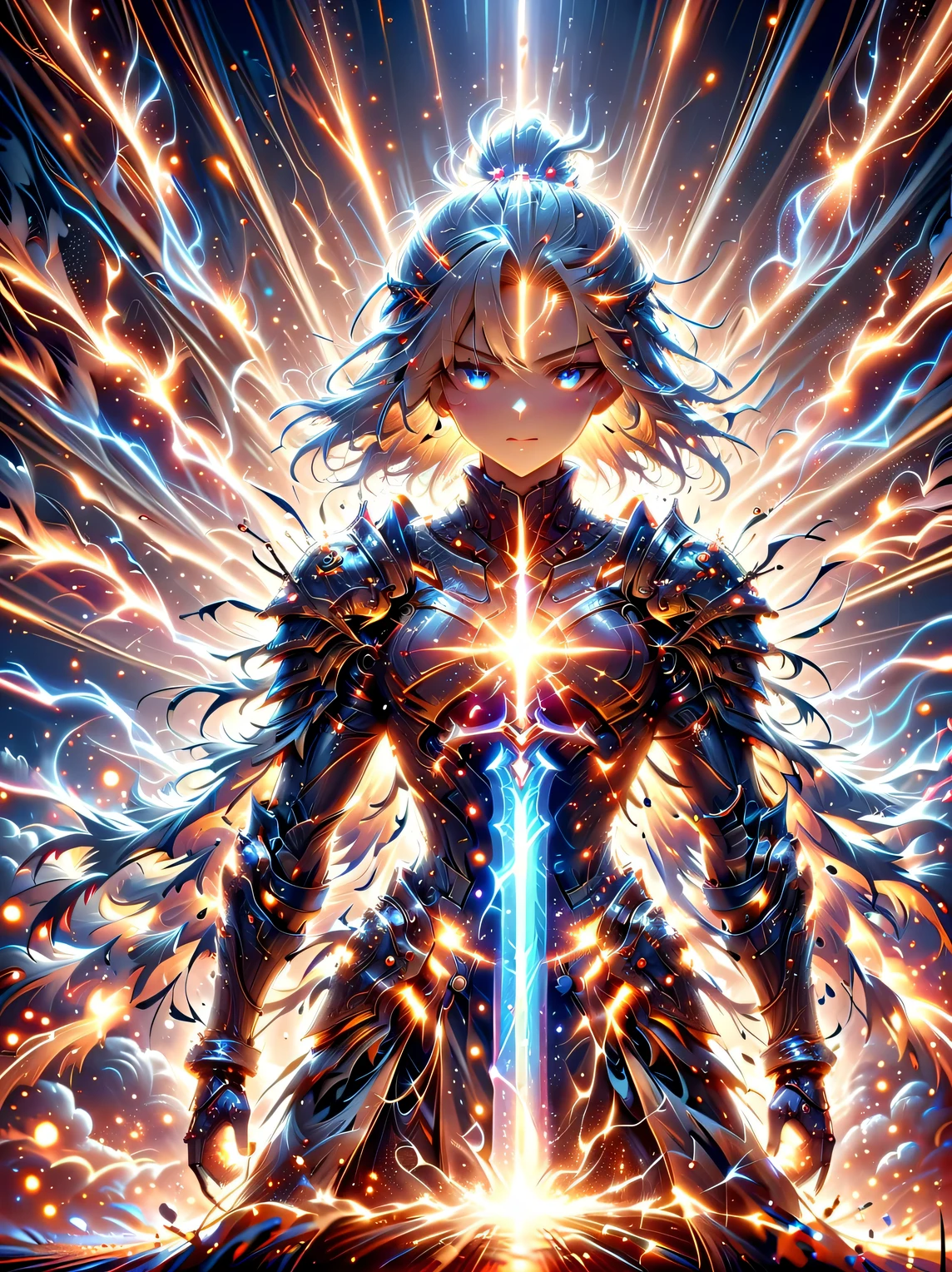 amazing quality, masterpiece, best quality, Super detailed, Super detailed, ultra high definition, perfect anatomy, blurred background, outdoor,( Cherry blossoms:0.6), FOG, studio lighting, bright future, facing the audience,
(pink mixed with white) armor, male, Keep, Sword with ral-elctryzt, ponytail, luminescent, shine, dazzled,
Hong Kong style,
Very detailed,