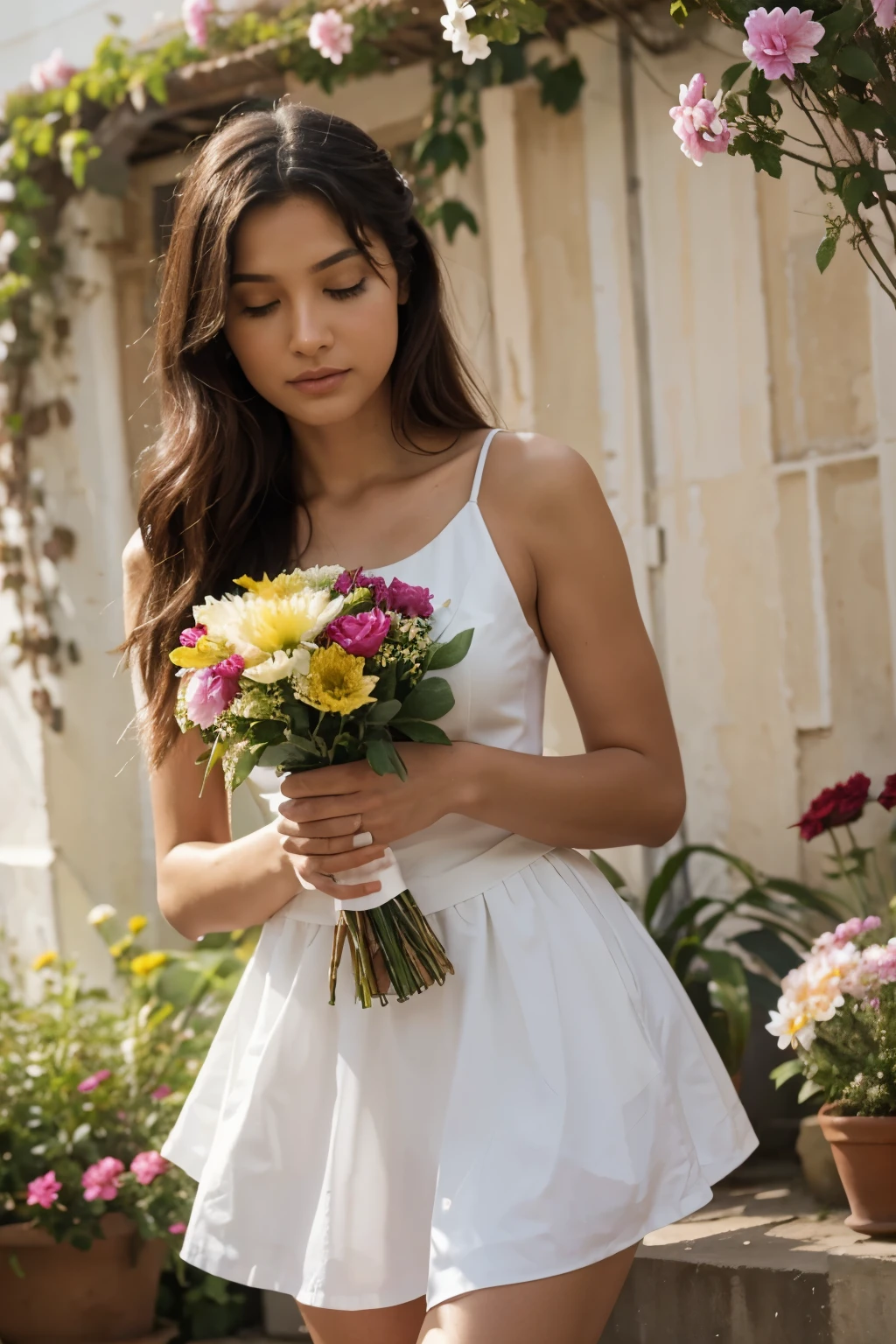 generame una imagen de flores