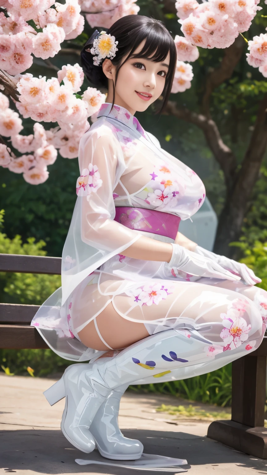 masterpiece, ((Highest quality, Detailed and realistic 3D))、Many cherry blossoms、Beautiful night view、(Two cute、A good friend、Stand up and dance、kawaii:1.4、、smile:1.3、smile、Mr.々Hair style、pubic hair)、(((Full nudity、Exposing the breasts、Pussy)))、(Beautiful Nature、river、Realistic and detailed skin texture、Light colored yukata:1.2、See-through)