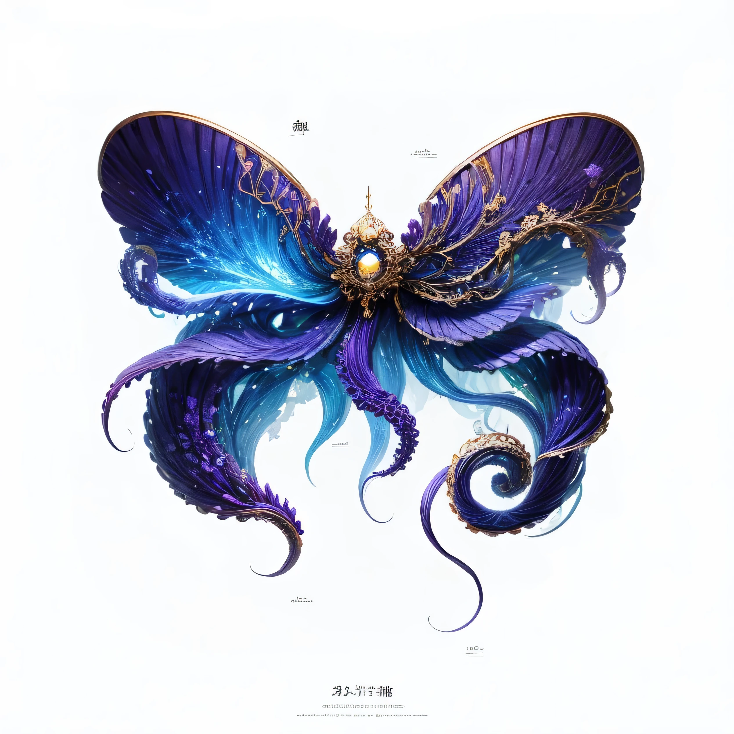 蓝环Octopus elements,Octopus elements,Wings like octopus tentacles