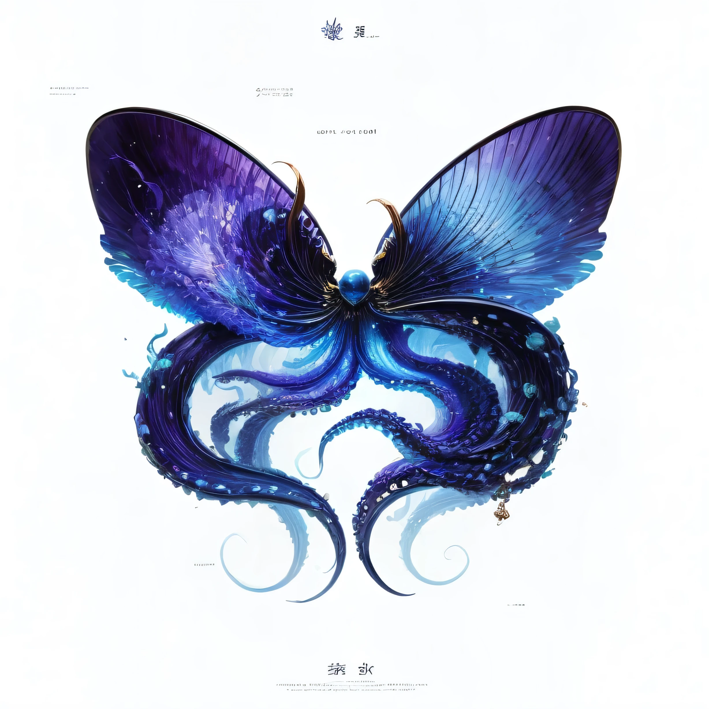 蓝环Octopus elements,Octopus elements,Wings like octopus tentacles
