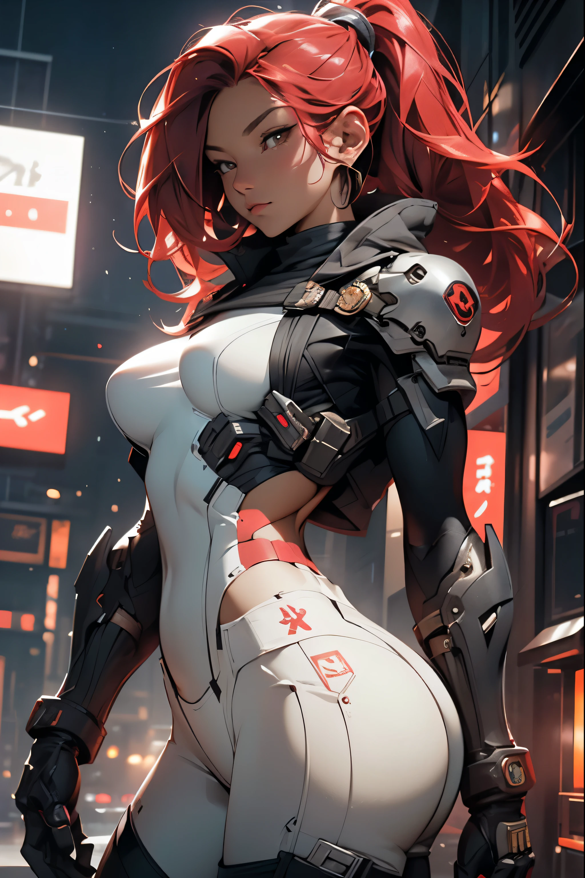 art by artgerm, Cyclops, best quality, ((masterpiece)), highlight the outlines out of background, spectacular lighting and work of shades