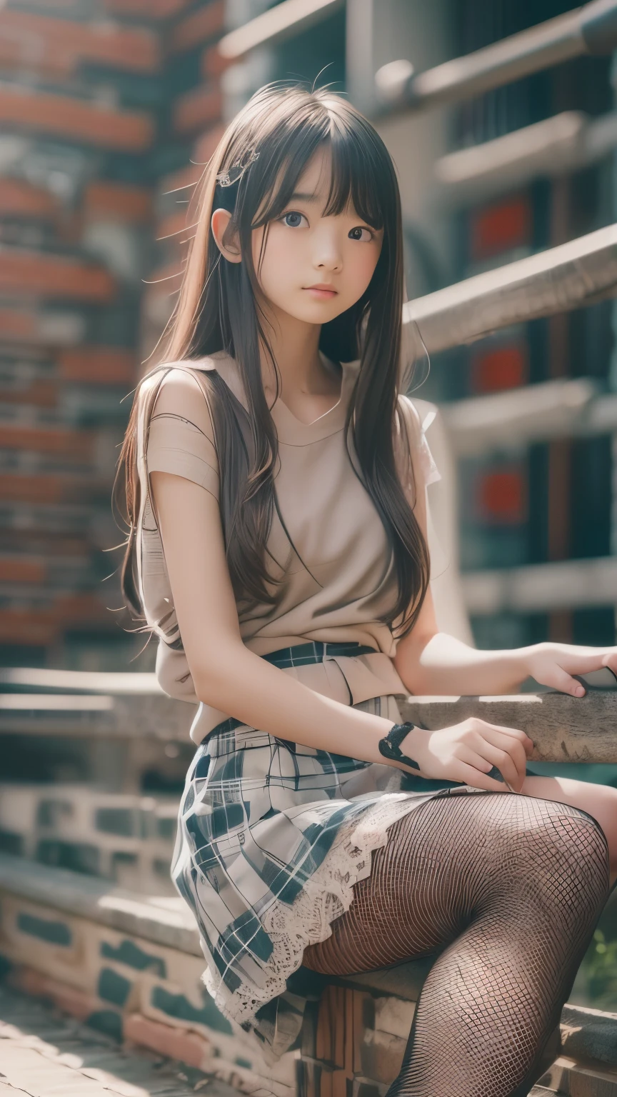 ((sfw: 1.4)),((detailed face, professional photography)), ((sfw, lace queen, grid girl, skirt, sleeveless, 1 Girl)), Ultra High Resolution, (Realistic: 1.4), RAW Photo, Best Quality, (Photorealistic Stick), Focus, Soft Light, ((20 years old)), ((Japanese)), (( (young face))), (surface), (depth of field), masterpiece, (realistic), woman, bangs, ((1 girl))