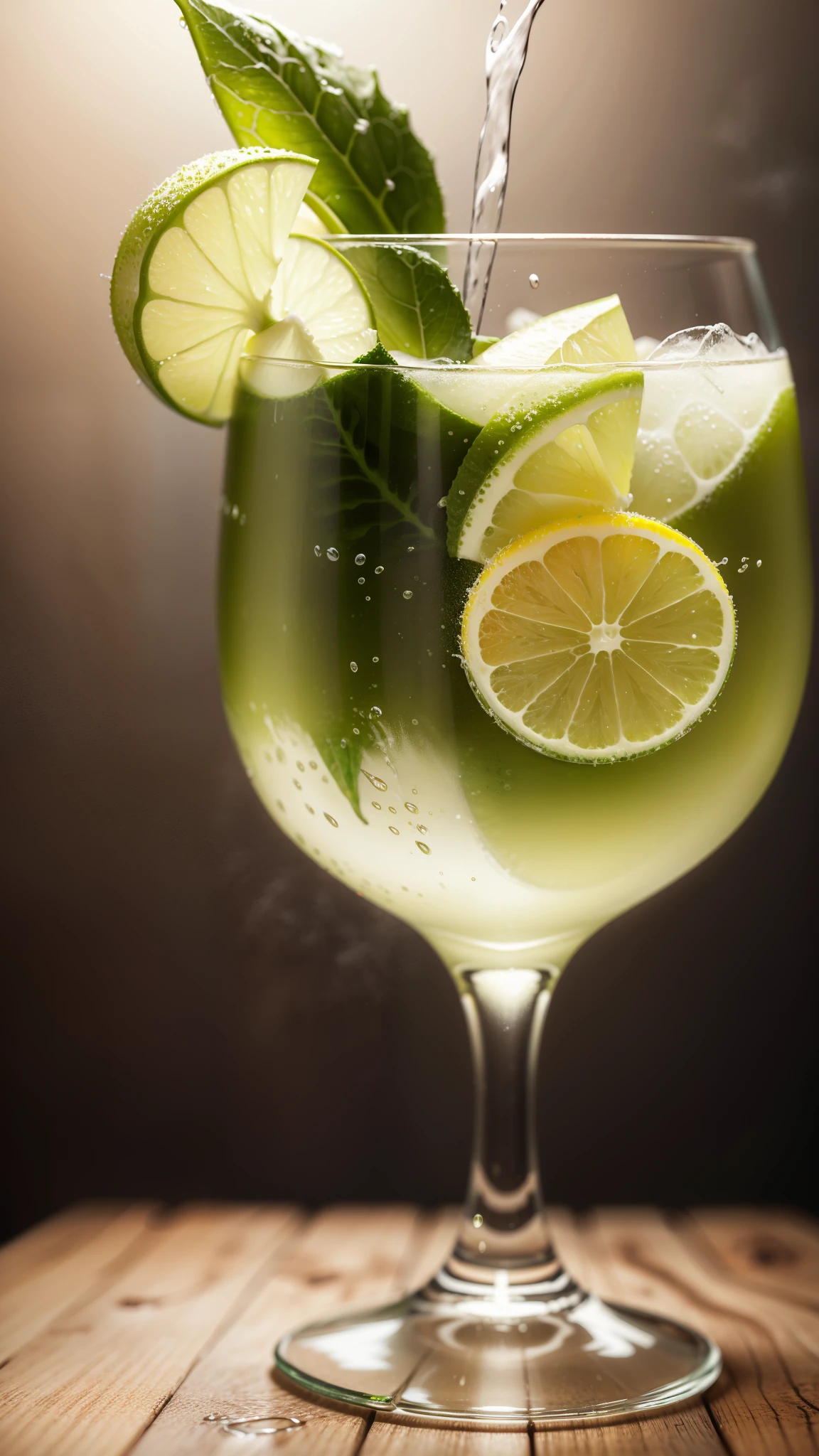 No background, Milk splashing into a glass of caipirinhastobari (Caipirinha Stwobarry), lifelike, photorealism, Amazing food photography, 4K Food Photography, 4K Food Photography, high speed photography, slow motion, ultra high speed photography, food photography photography