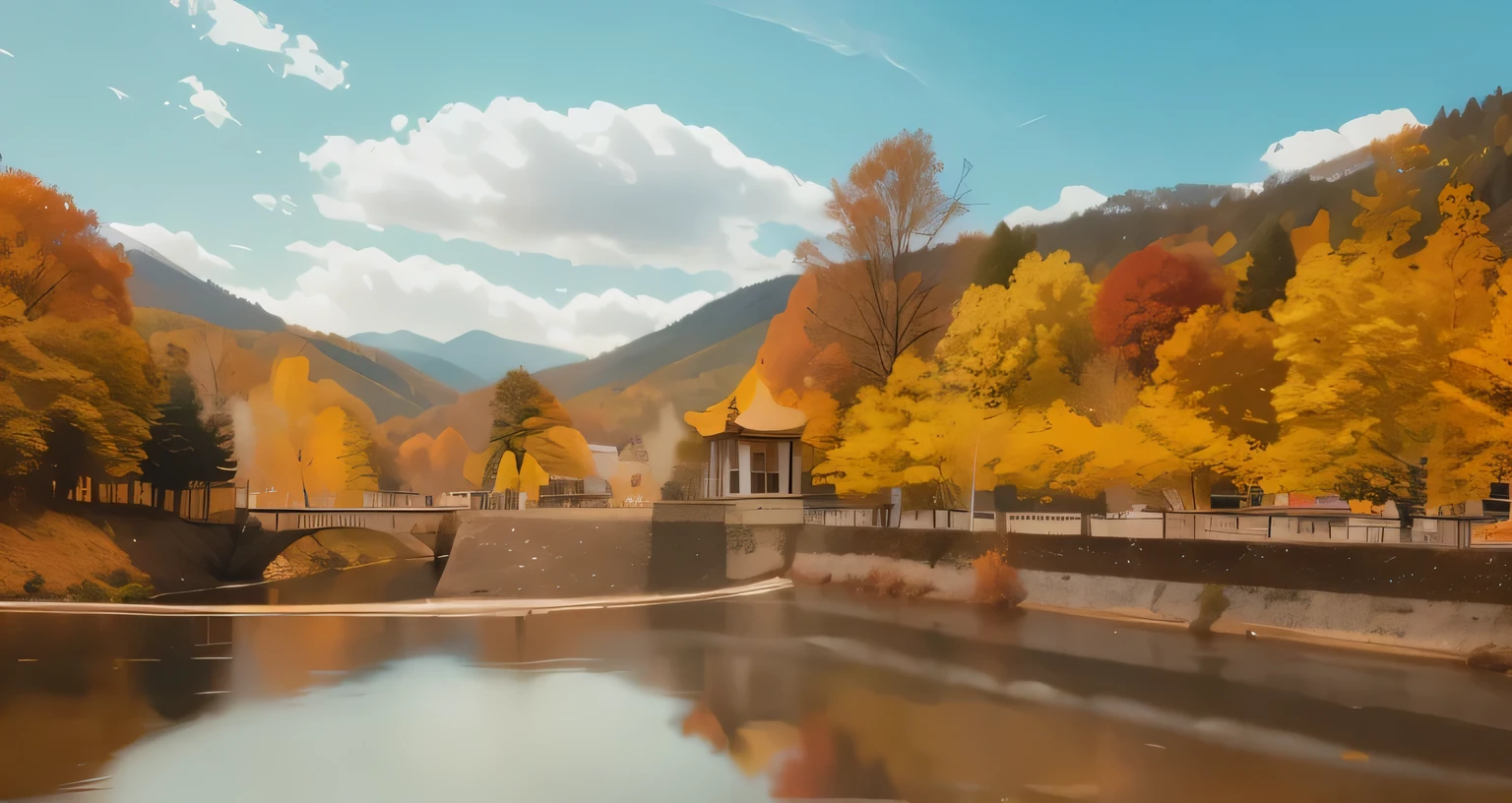 autumn,golden leaves,masterpiece,Carve details