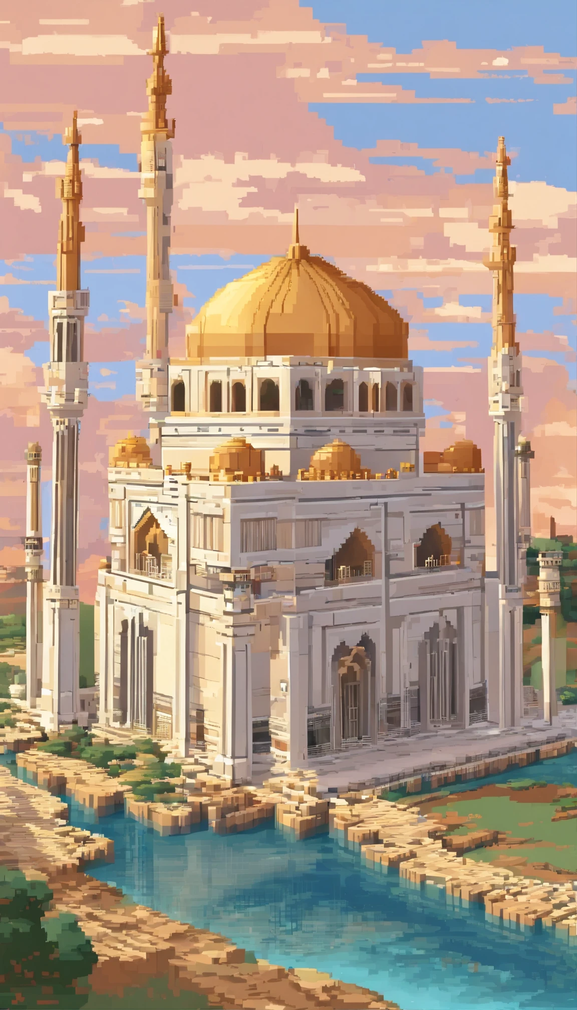 in 8K, greatest mosque, Seven Days of God's Creation,The existence of God,Separating the sky from the sea,World of Light,World of Love,God bless