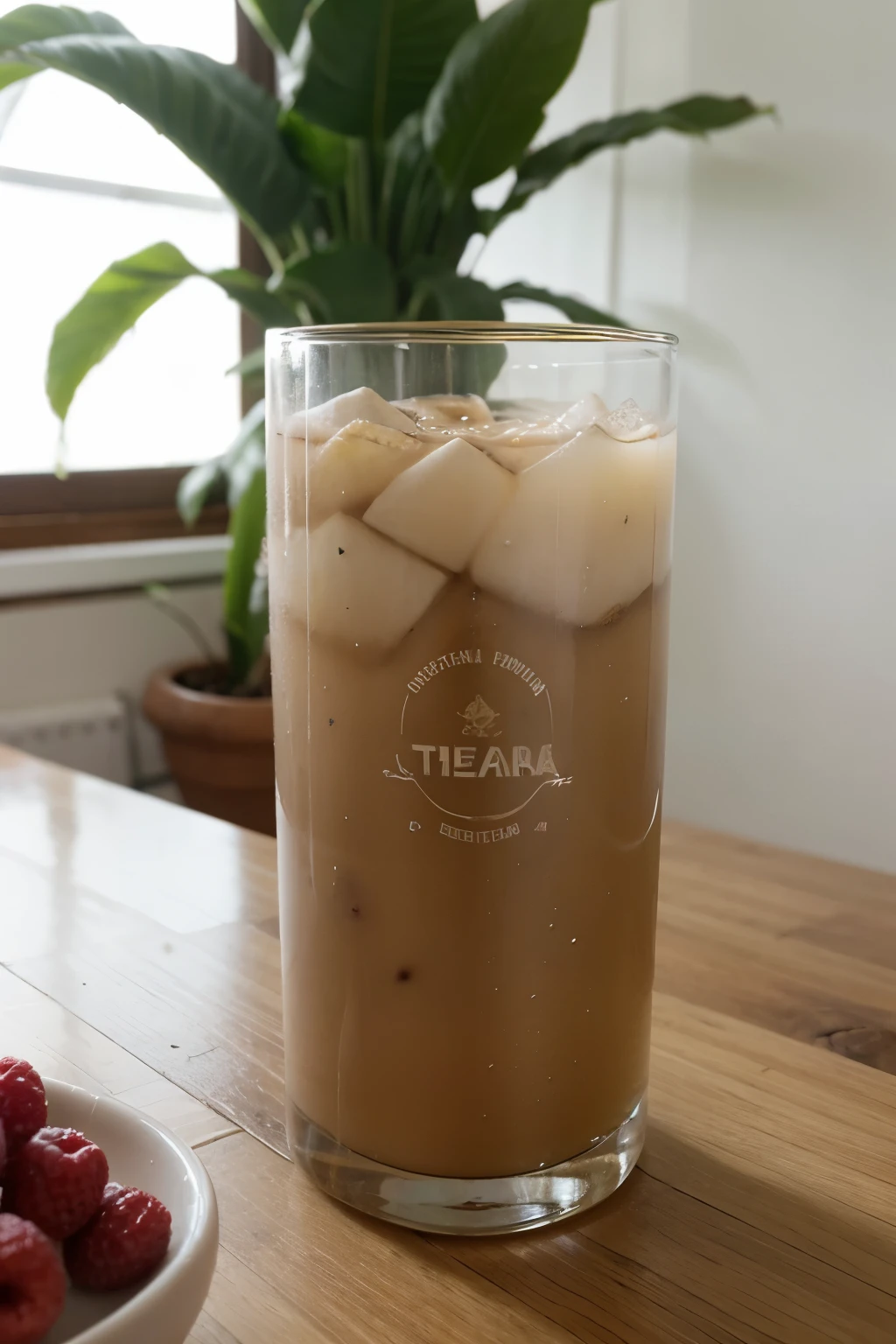 bebida nutraceuticos en su envase final, realizados a base debanano y mas frutos del ecuador, que el envase tenga logo y nombre }