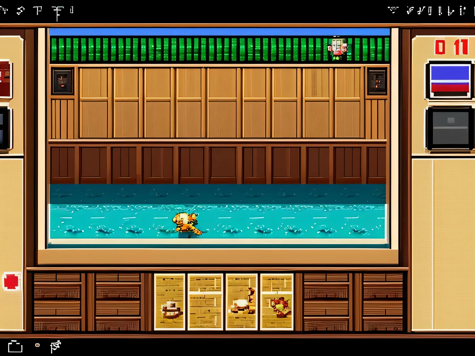 Retro game,screenshot, role-playing game maker, Game maker, Nostalgic game interface,A pixel art masterpiece,