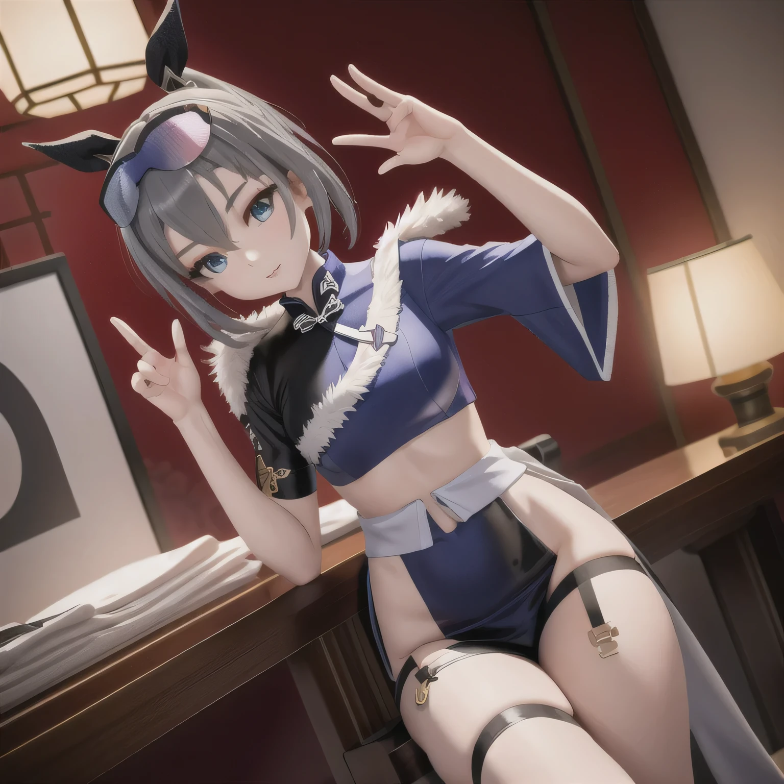 Starrail Ginro
3D beautiful girl in Chinese clothes naughty picture