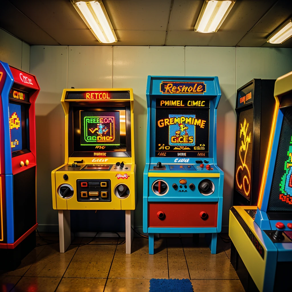 retro game, pixel art, nostalgic feel, vibrant colors, arcade machine, pixelated characters, 8-bit soundtrack, joystick control, high score challenge, iconic game sprites, pixel perfect animation, neon lights, retro gaming console, immersive gameplay, multiplayer fun, vintage gaming experience, retro gaming culture, classic game mechanics, pixel art scenery, retro game cabinet, retro gaming community, retro game cartridges, old school gaming, retro game tournaments, 80s gaming style, retro game collectibles, retro game championships, retro game nostalgia, retro game soundtrack, 8-bit gaming era, retro game graphics, retro game challenges, retro game power-ups, retro game boss battles, memorable game characters, pixel art landscapes, retro game art style