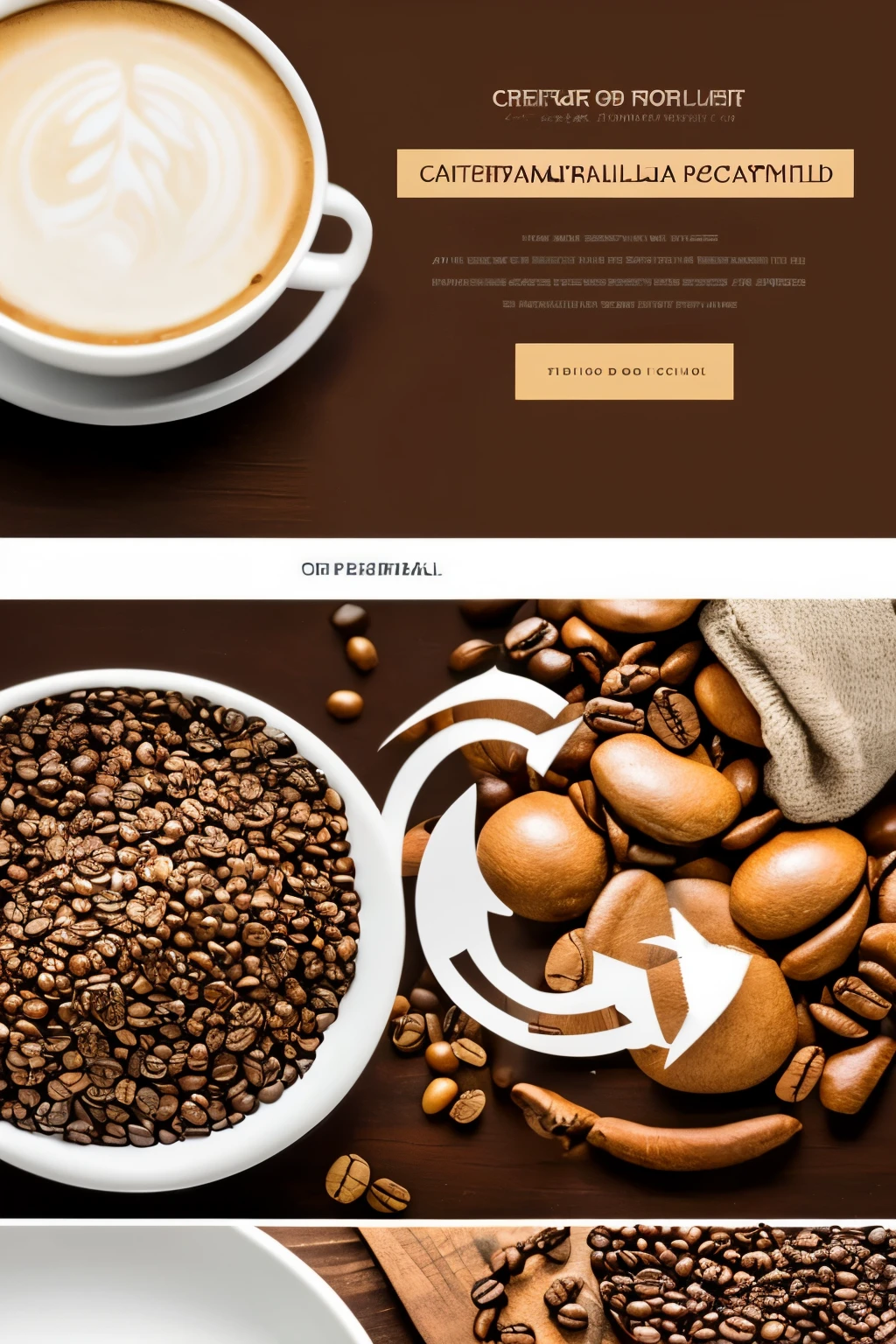 Create a captivating vector logo design for a premium coffee product. The logo should convey sophistication, quality, and the rich aroma of freshly brewed coffee. Incorporate elements such as coffee beans, steam, or a coffee cup, while maintaining a sleek and modern aesthetic. Consider using a combination of warm, inviting colors like deep browns, golds, and creams to evoke a sense of indulgence and luxury. Ensure the design is versatile and scalable for various branding applications, from packaging to digital platforms. Capture the essence of the perfect coffee experience in a visually striking logo that will leave a lasting impression on consumers.