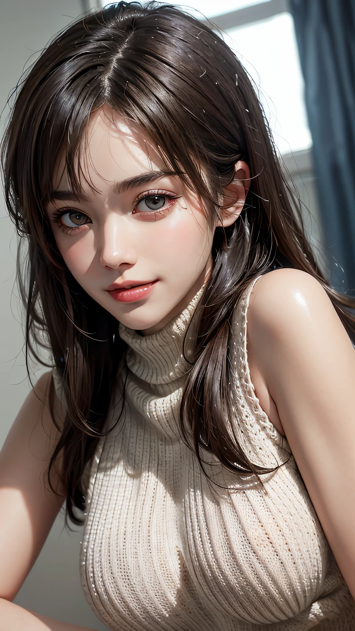 1girl, green hair, (school uniform:1.2), bamboo forest, golden hours, wallpaper, panty pull, happy face, (saliva:1.1),( cum:1.2),