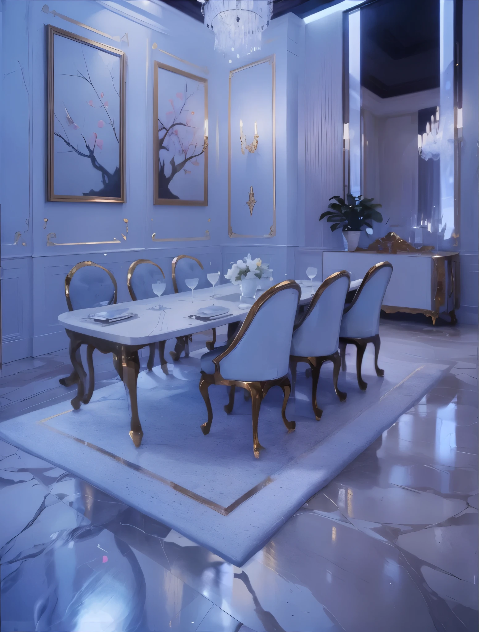 luxury dining room