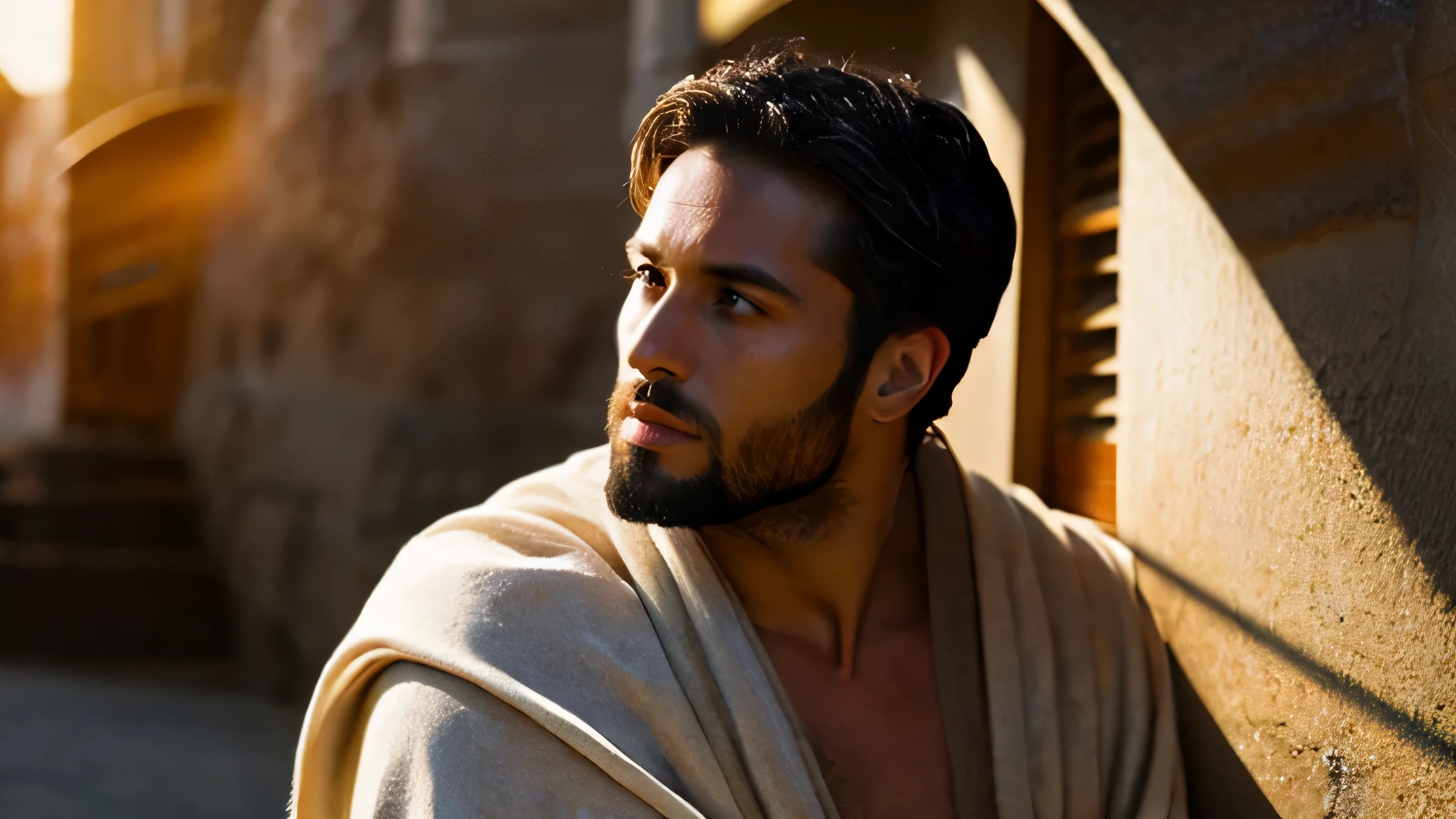 (((ancient israel)))、(((Biblical times)))、(((1st century)))、(((A servant begging his master)))、8K、Live shooting、highest quality、masterpiece:1.5、Ultra lightweight high resolution、photorealistic:1.5、cinematic light、soft volumetric lighting:1.5、real、photorealistic:1、detailed skin、professional lighting、photograph、sharp focus、detailed、professional lighting、photon mapping、detailed and complex environment、very detailed、highest quality、artistic photography、photorealistic concept art、Soft natural volumetric cinematic perfect light、mid journey、detailed hands、