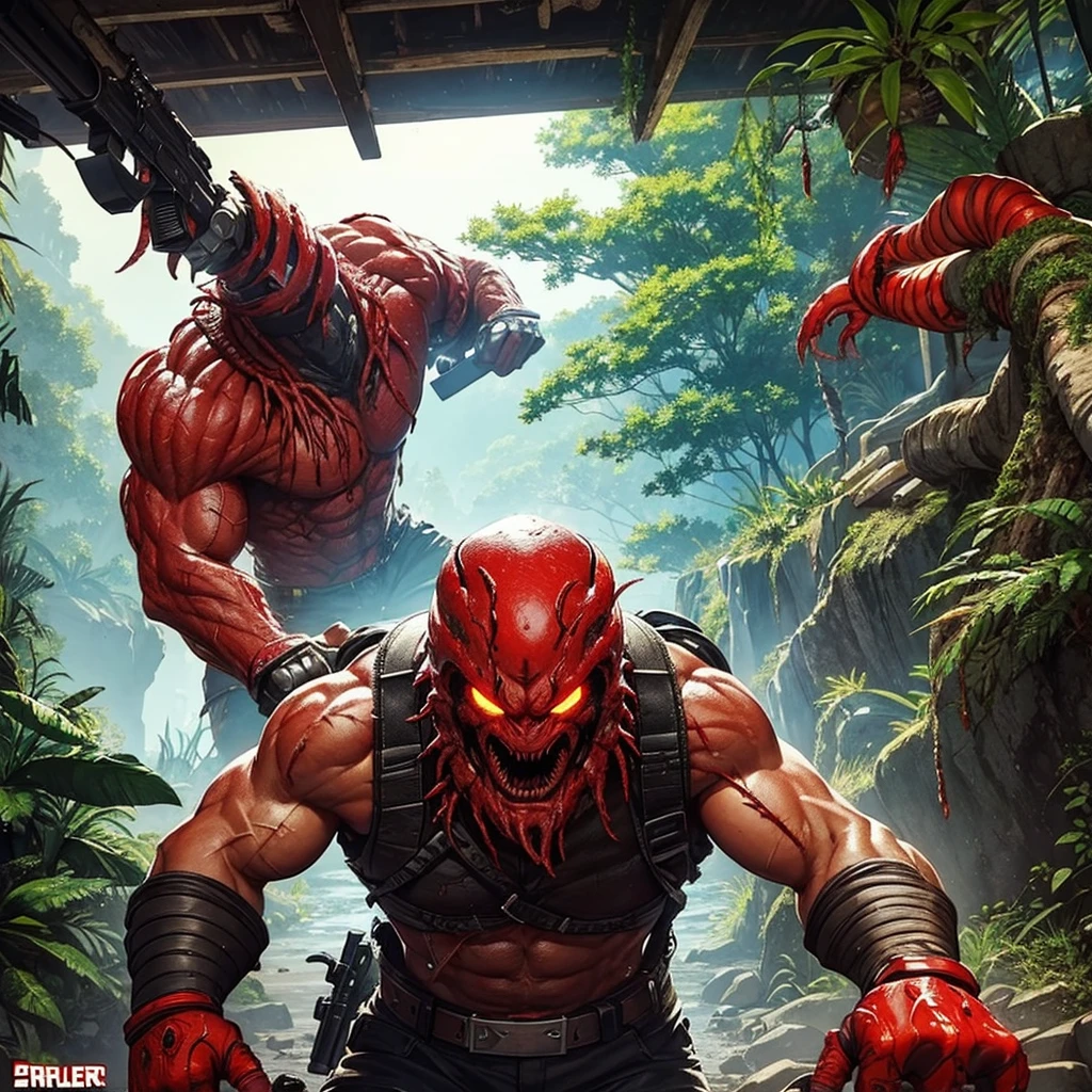 A hyper-realistic 3D rendering of Bowser, a well-known character from the Super Mario franchise, standing in an industrial, dimly-lit warehouse. Bowser has detailed, textured skin with prominent scales and spikes, and his expression is fierce with sharp, intense eyes and thick eyebrows. The setting includes a wet, reflective floor with scattered debris, creating a gritty atmosphere. The lighting should emphasize Bowser's intimidating presence and the industrial environment around him.