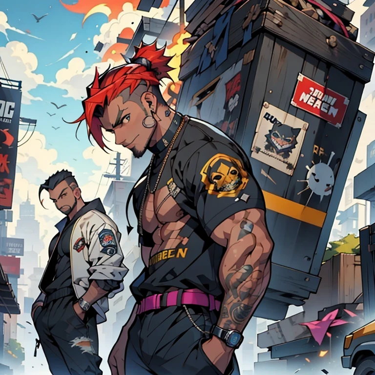 "Get ready for an adrenaline-fueled adventure with the 01 gangstar crew. With their unique blend of street smarts and futuristic technology, they are the ultimate team to take on any challenge. Join them on their latest mission and witness the stunning renderings of their epic battles."