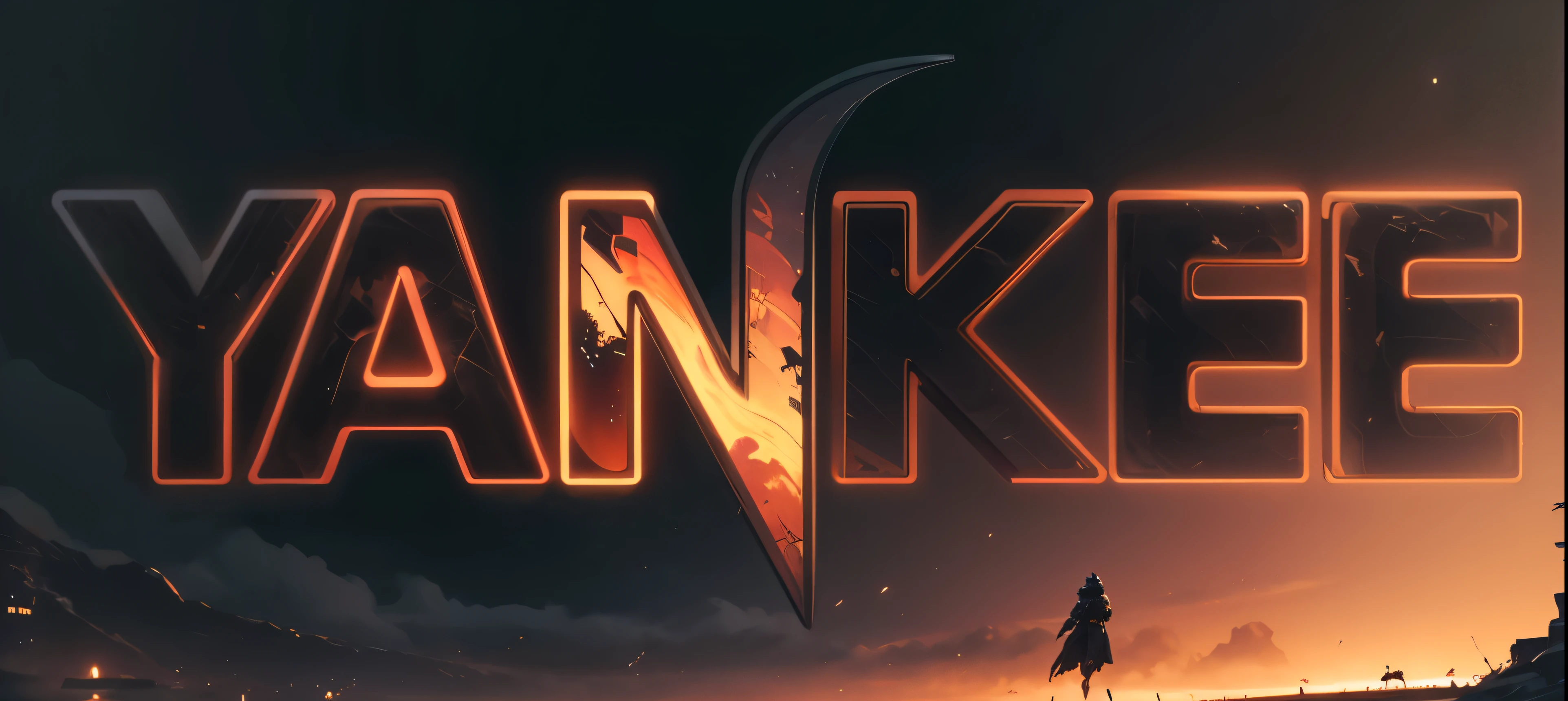 um close de um logotipo com uma faca no meio, Classificador, Classification, insanley detalhado, game logo, unused project, esguio, tanques, header with logo, como visto no artstation, renderizado em 4k, trends in artstation 4k, logo art, tanque, alma penada, Bandeira, Because of, 4K high resolution, estilo darksiders