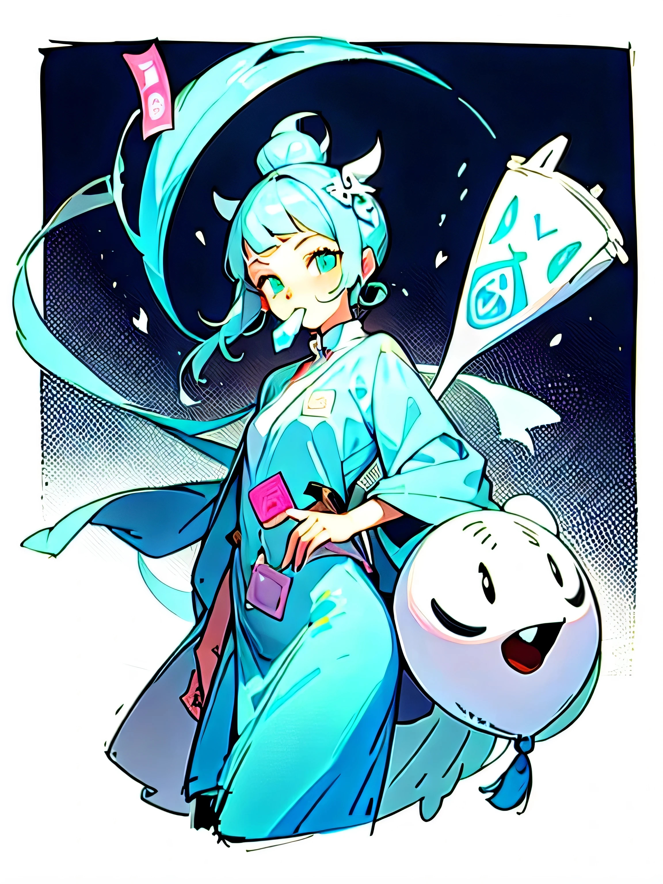 Cute avatar with condom shaped