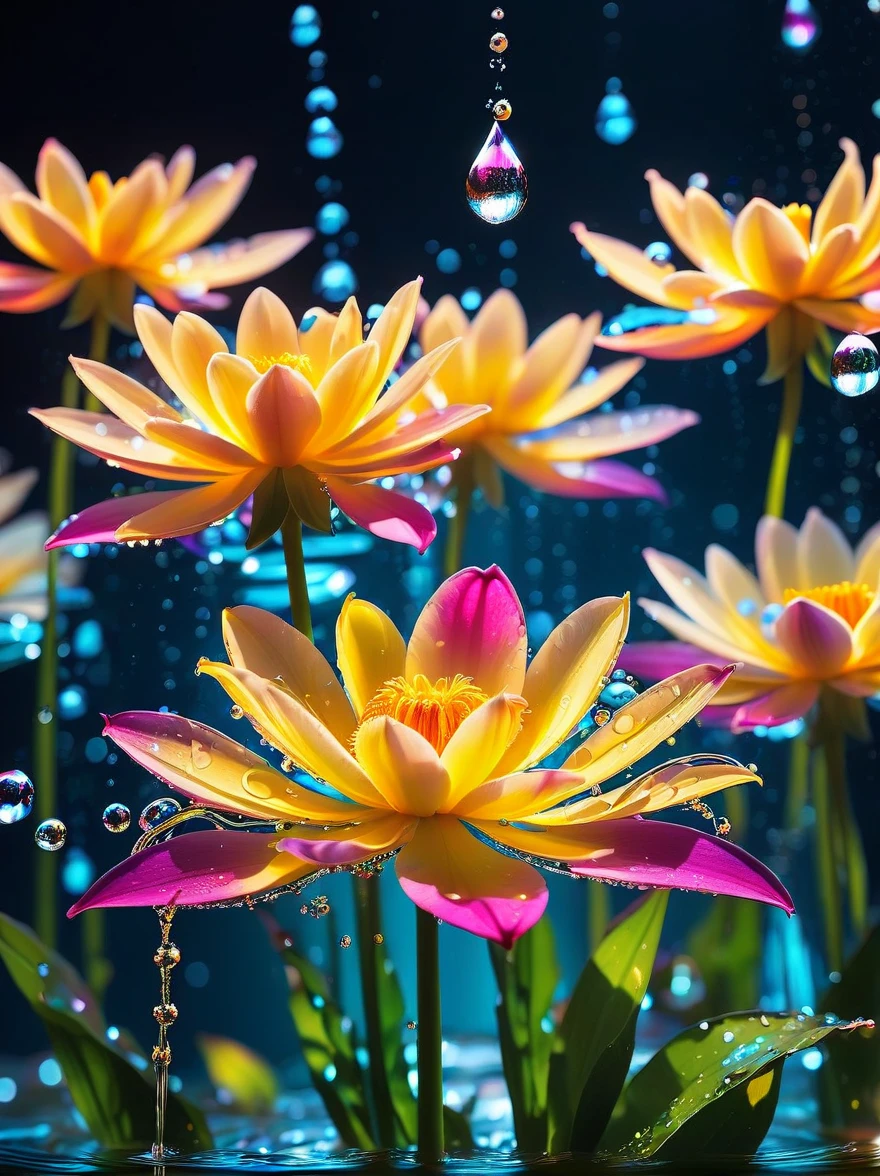 lighting art,Best quality, Masterpiece
Macro photography,glowing ice crystals Leaves and Flowers, glowing snow, patterns,rich details,selective focus,depth of field,blur, Bokeh,32K,
,National Geographic Magazine Style,High definition, ultra-high resolution, macro photography,rim lighting, fluffy light