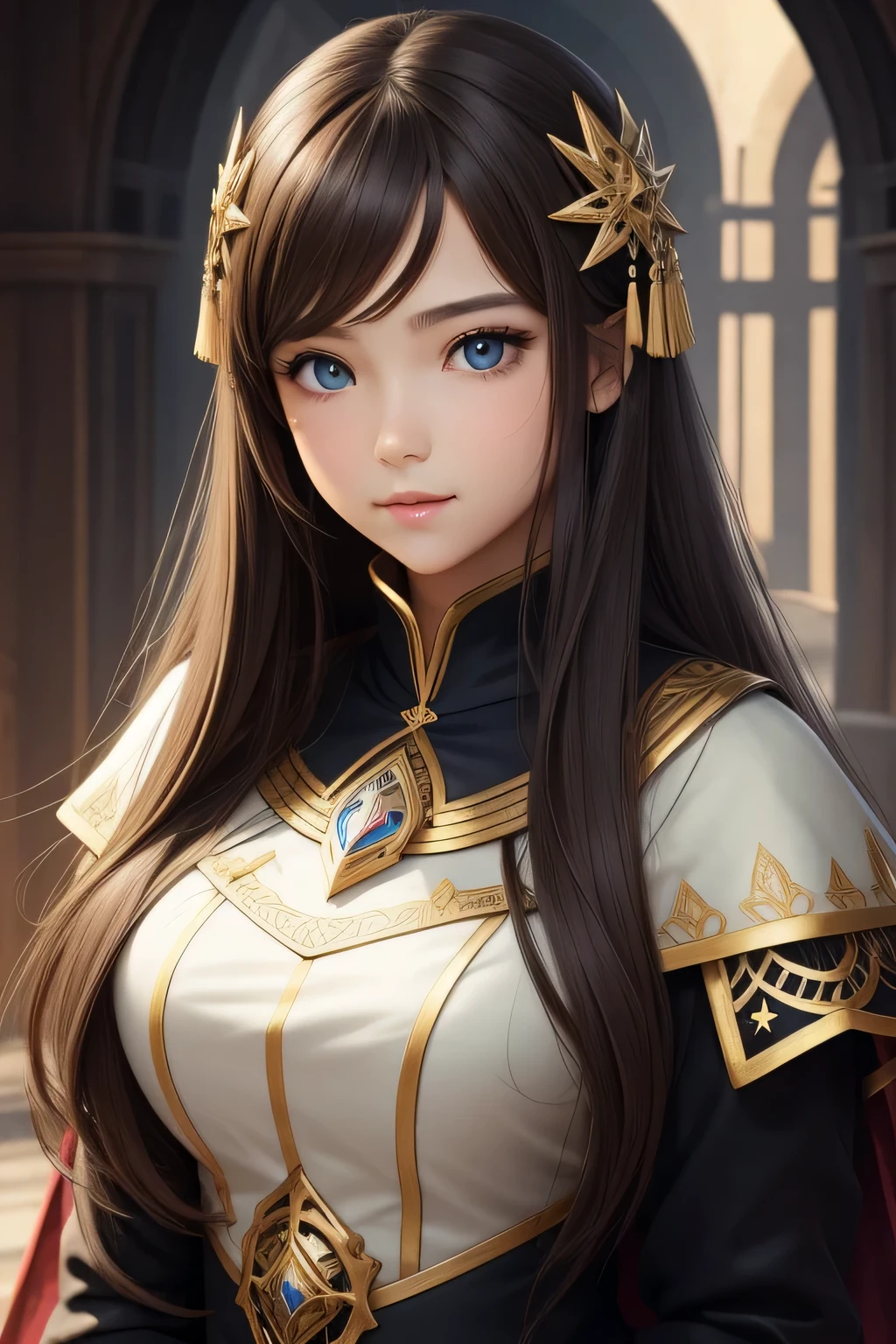 pretty girl, Humanity, round face, fantasy setting