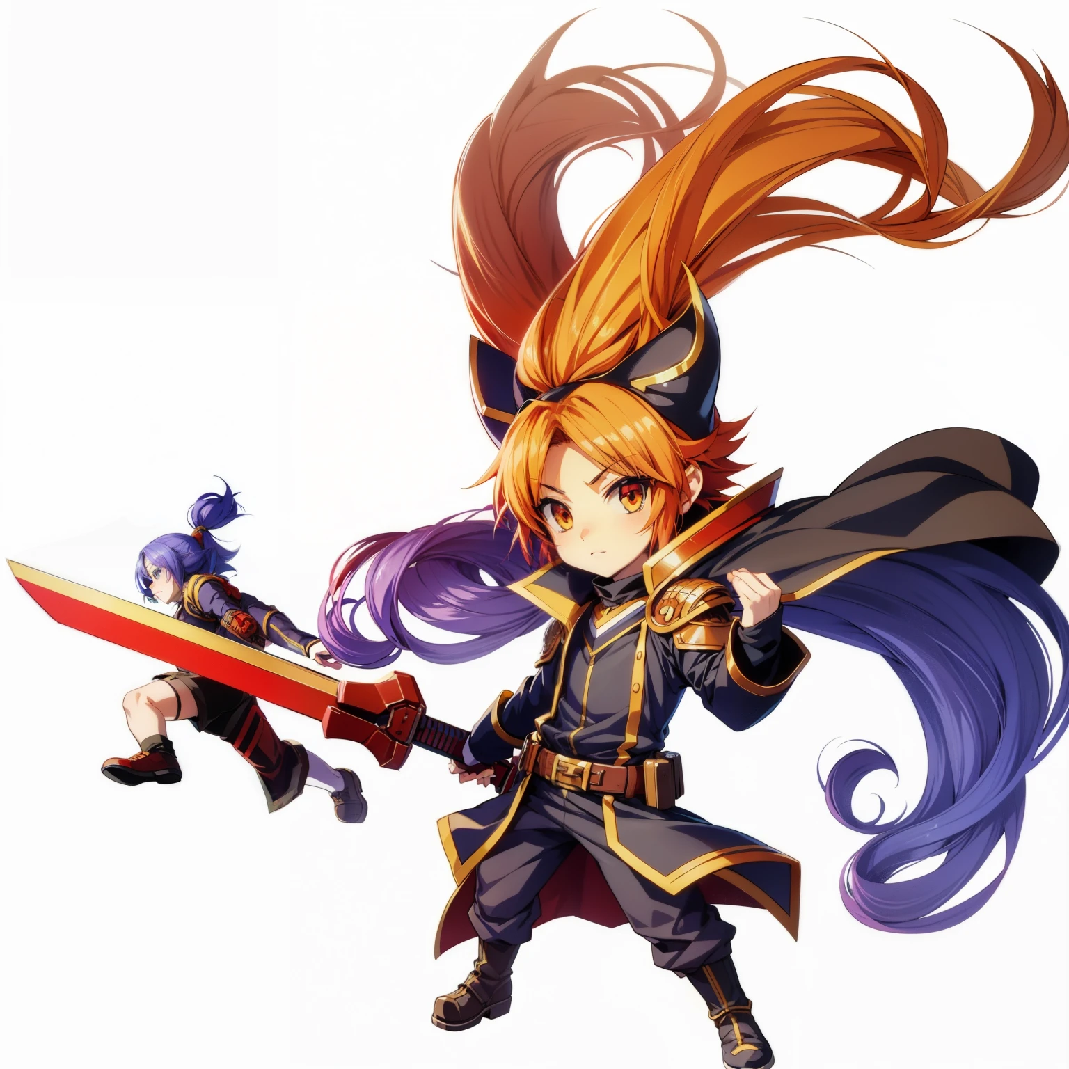 Anime game characters，2d game