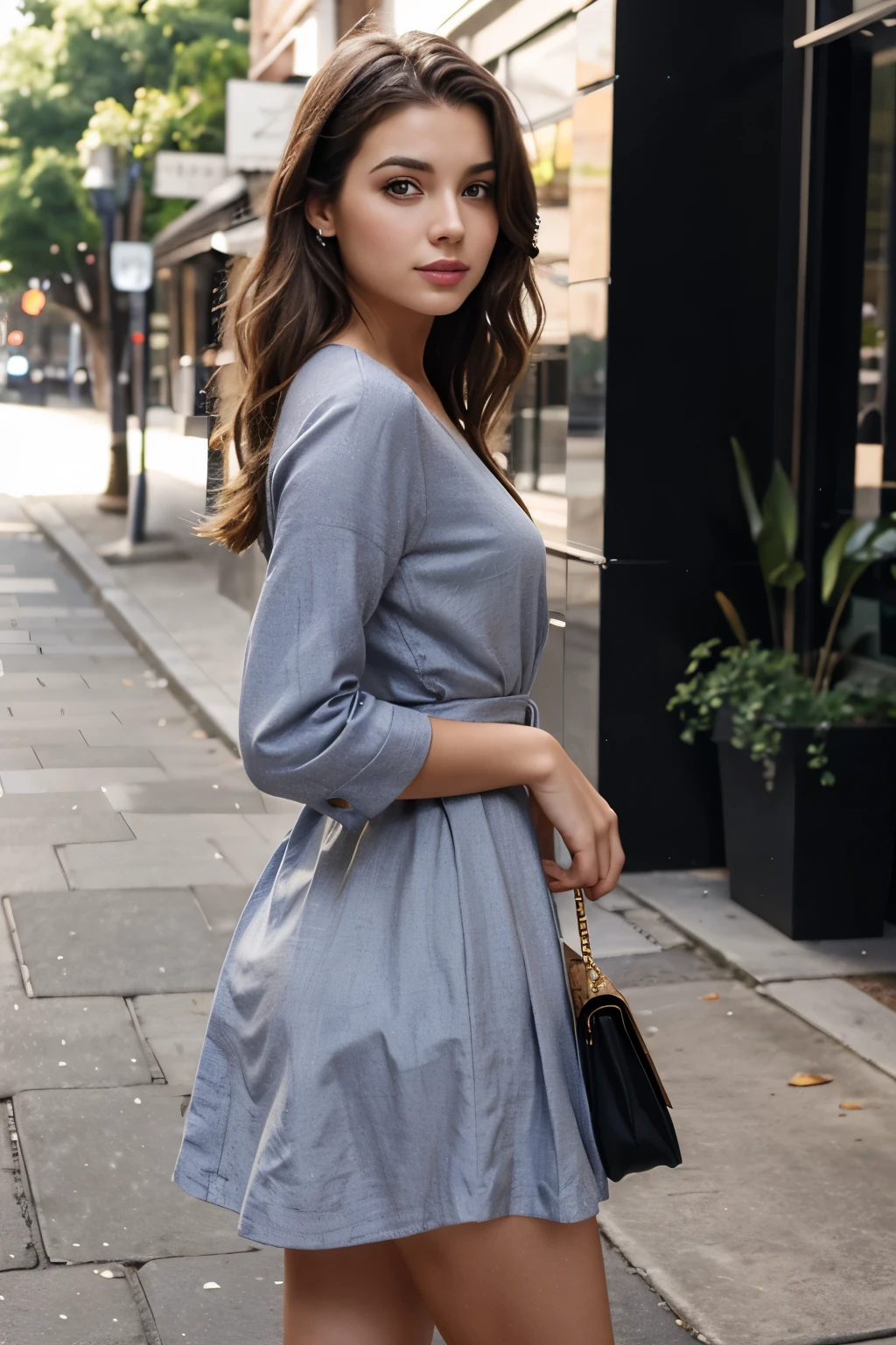 girl with beautiful elegant style