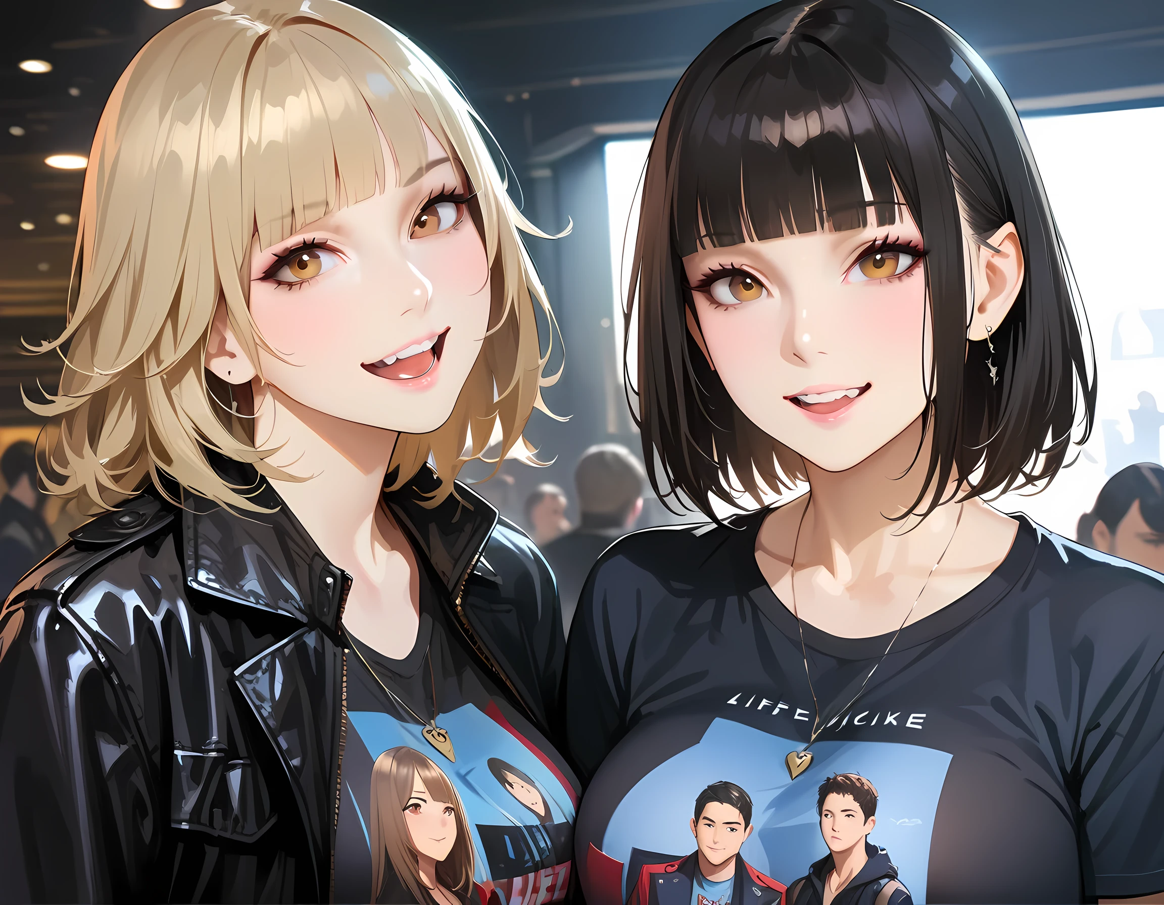 t-shirt, coat, , (lifelike:1.4), (best quality:1.0), (ultra high definition:1.0), 8K, original photo, (masterpiece:0.2), , Zied G, 1 girl, Delicate skin, looking at the audience, brown eyes, (Short hair with bangs:1.2), (Big breasts:1.0), (Large areola:0.8), , (Pure love face_v1:0.5)