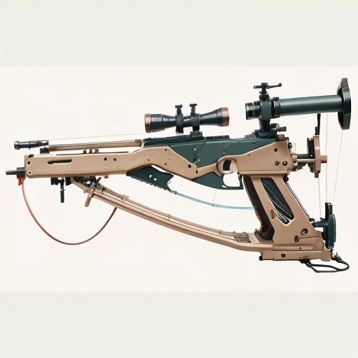 Arizona crossbow machine flat line illustration light color