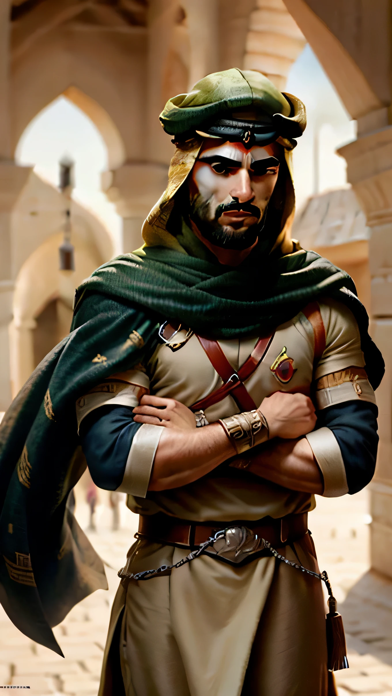 Tariq bin Ziyad: "O brave soldiers, today is the day of truth and honor. We are here to liberate Al-Andalus from tyranny and oppression!"
