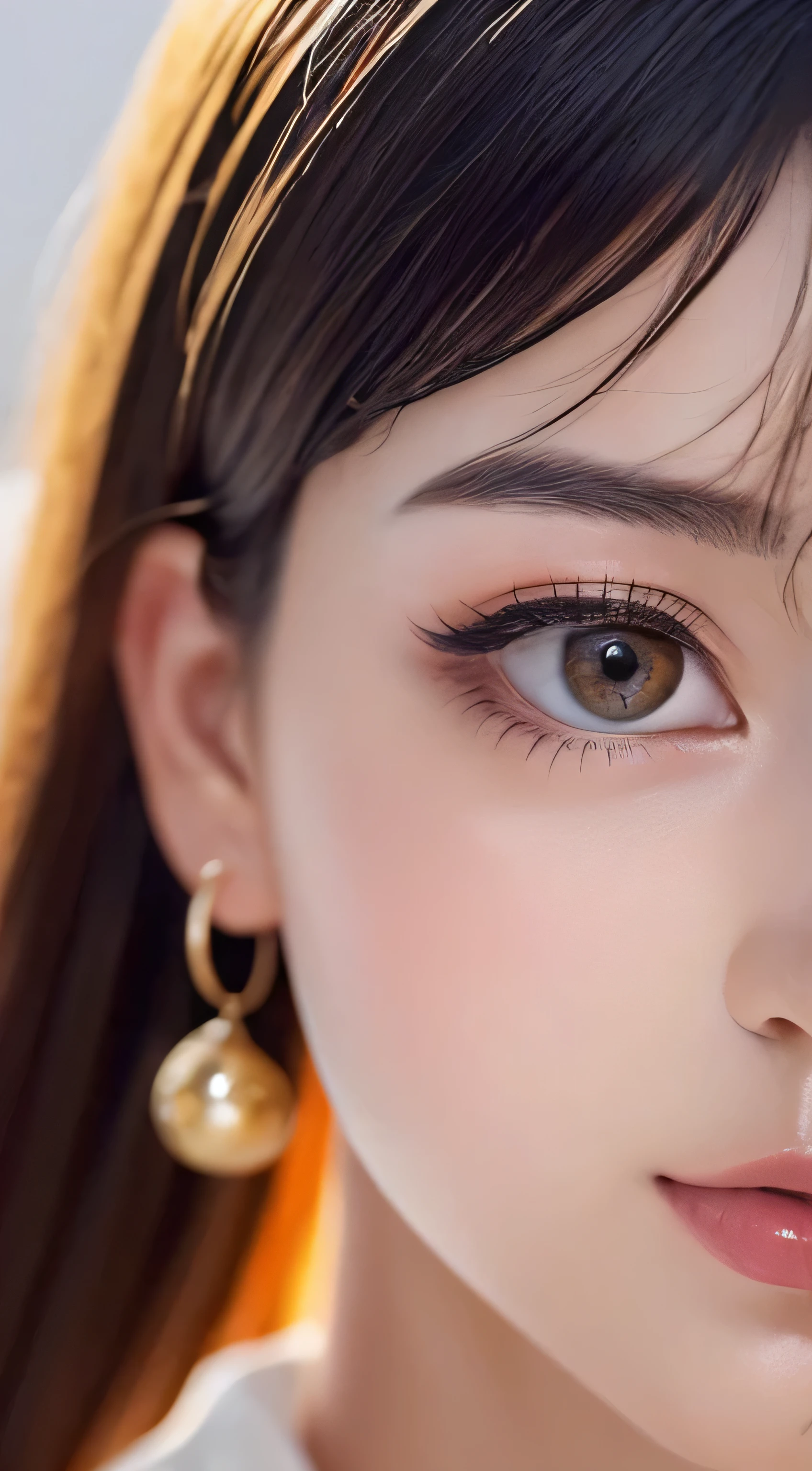 focar nas pessoas。Create and realistically express a person&#39;s most brilliant composition。((obra de arte))、(((Mais alta qualidade)))、((super detalhado))、(Surreal)、(highly detailed CG illustration)、(Muito delicado e lindo)、The girl is obra de arte、Mais alta qualidade、Realistic skin feeling、tecido realista、Featuring a realism illustration centered on the center front of a girl with realistic, ultra-detailed eyes..。This is the absolute rule, And the next sentence describes the image quality。 The greatest painter in the history of humanity finds incomparable beauty、Inuiku Ichigo is the best obra de arte ever., Desenhe a imagem mais bonita da sua vida.。 Create amazing anime artwork that&#39;is currently trending with seaStation、Featuring exquisite beauty and captivating aesthetics。Vestido pessant rosa com bordado floral detalhado、Agora、calcinhas、Sorriso、Idol Nogizaka