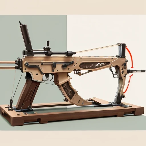 Arizona crossbow machine flat line illustration light color