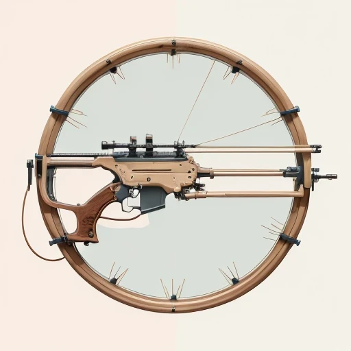 Arizona crossbow machine flat line illustration light color