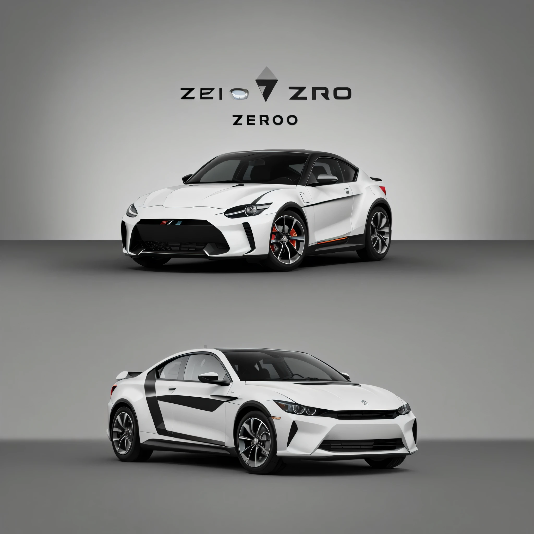 design a logo for a car brand (just the logo, NO CAR INCLUDED) with the name: Zero