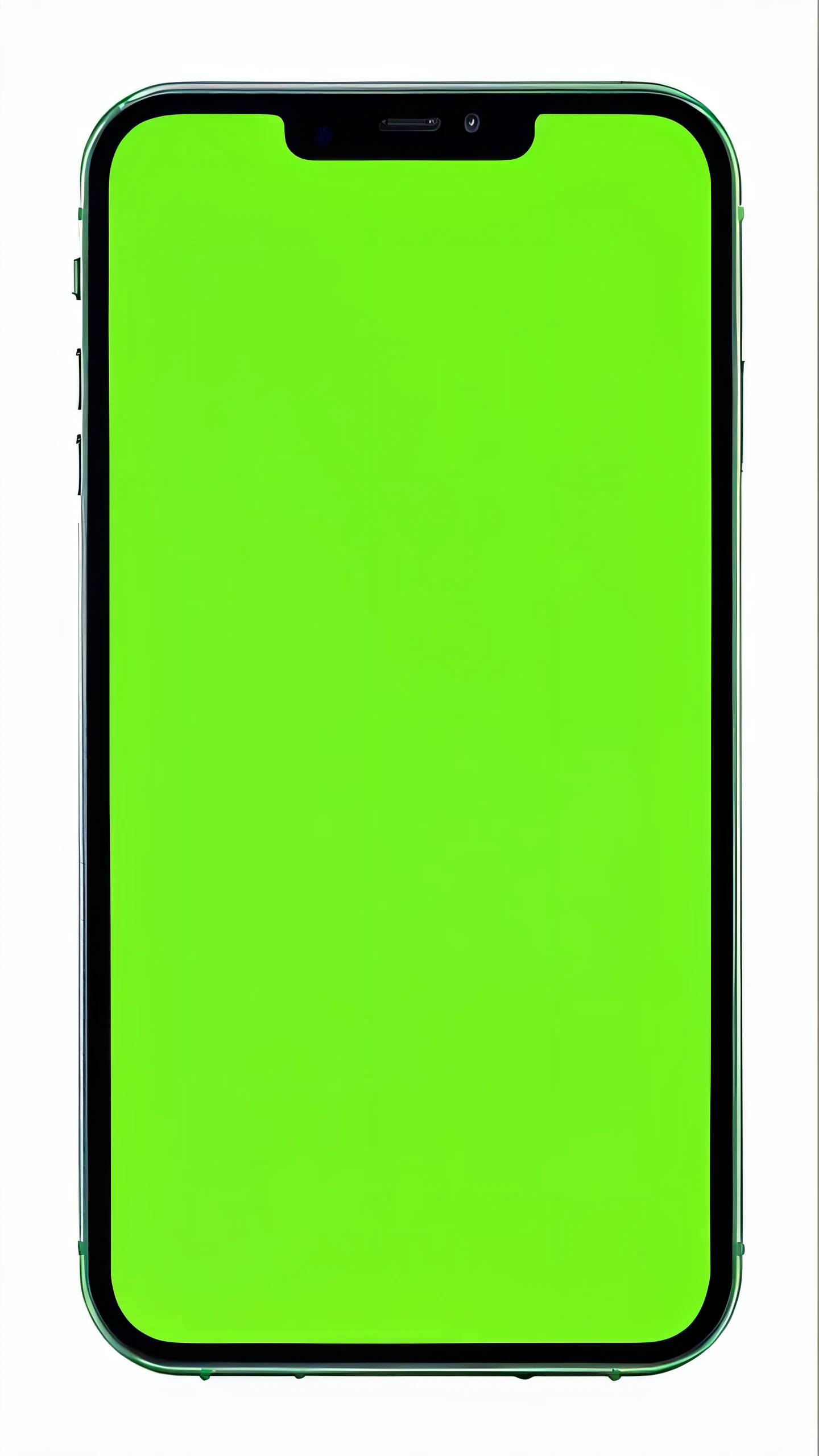 a close up of a green screen on a smartphone, mobile still frame. 4k uhd, iphone 15 background, green screen background, iphone background, chroma green background, iphone 4 k, phone background, green screen, full screen, background(solid), solid background color, green colored theme, iphone screenshot, hq 4k phone wallpaper