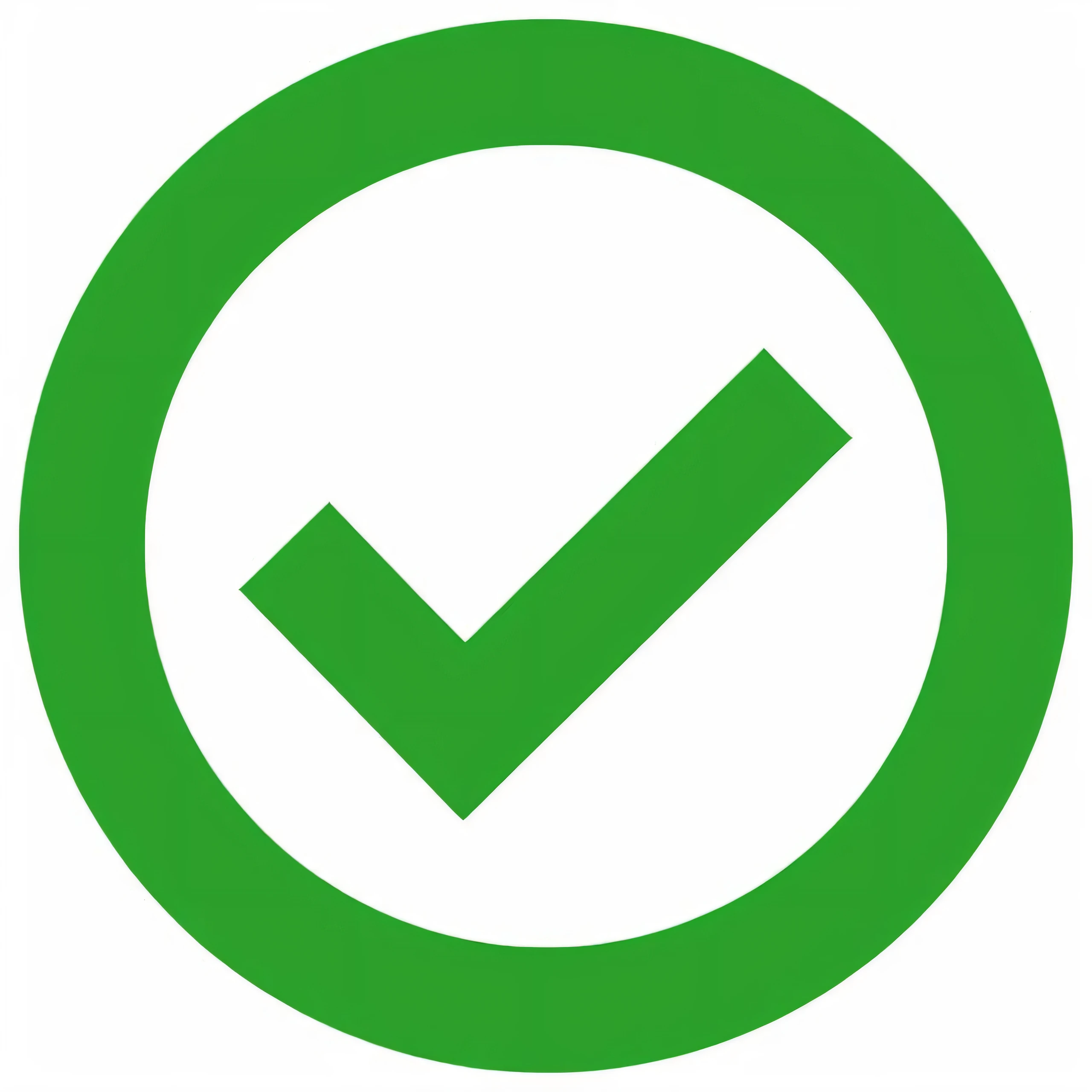 a green check mark in a circle on a white background, clean image, no green, link, vert coherent, circular logo, accurately portrayed, high quality scan, logo without text, symbol, very simple, all rights reserved, environment friendly, vectorised, inspect in inventory image, full image, avatar image, a green, detailed with high quality, professionally done, it