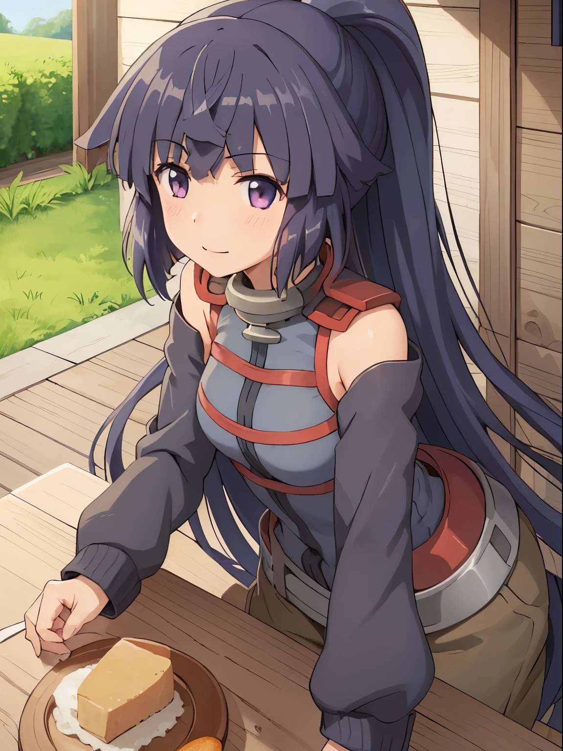 highest quality, [３D image:1.15]、[8K image:1.15]、Log Horizon、three-dimensional sense, highest quality、A cute girl no matter who you look at、Dawn、food、good