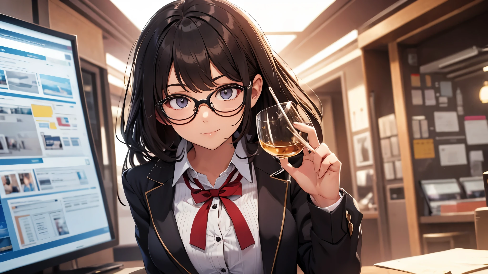 glasses girl