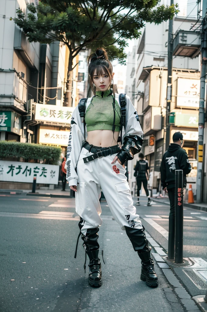 masterpiece, ((realistic pictures:1.5)), ((Detailed drawing with 8K image quality)), araffe woman in a red furry sweater and black damage タイツ on a city street, distressed tights; on the road, sticking out one&#39;s shoulders, Slender body with long limbs, Street fashion, Street fashion clothing, interesting outfit, thigh height, street style, Street fashion outfit, torn pantyhose, layers of clothing, grunge fashion, Gossick, grunge style, New York Style Man, At New York Fashion Week, highly ornate,sexy girl, sexy smile, 