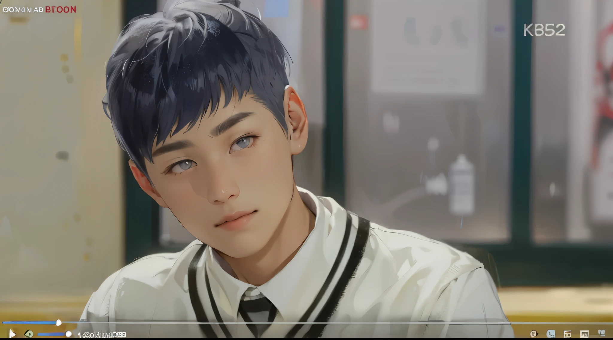 girl gray hair gray eyes