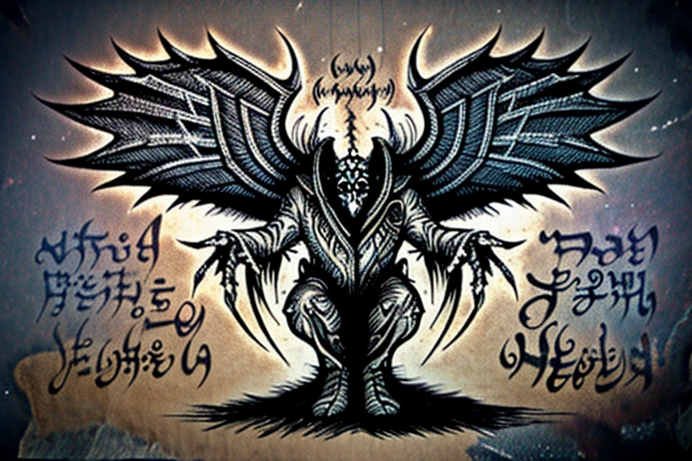 an angelic being with many wings and halos covered in eyes,multiple wings,extra wings,eldritch abomination,biblically accurate,intricate linework,hyperdetailed,art by llbreton,
