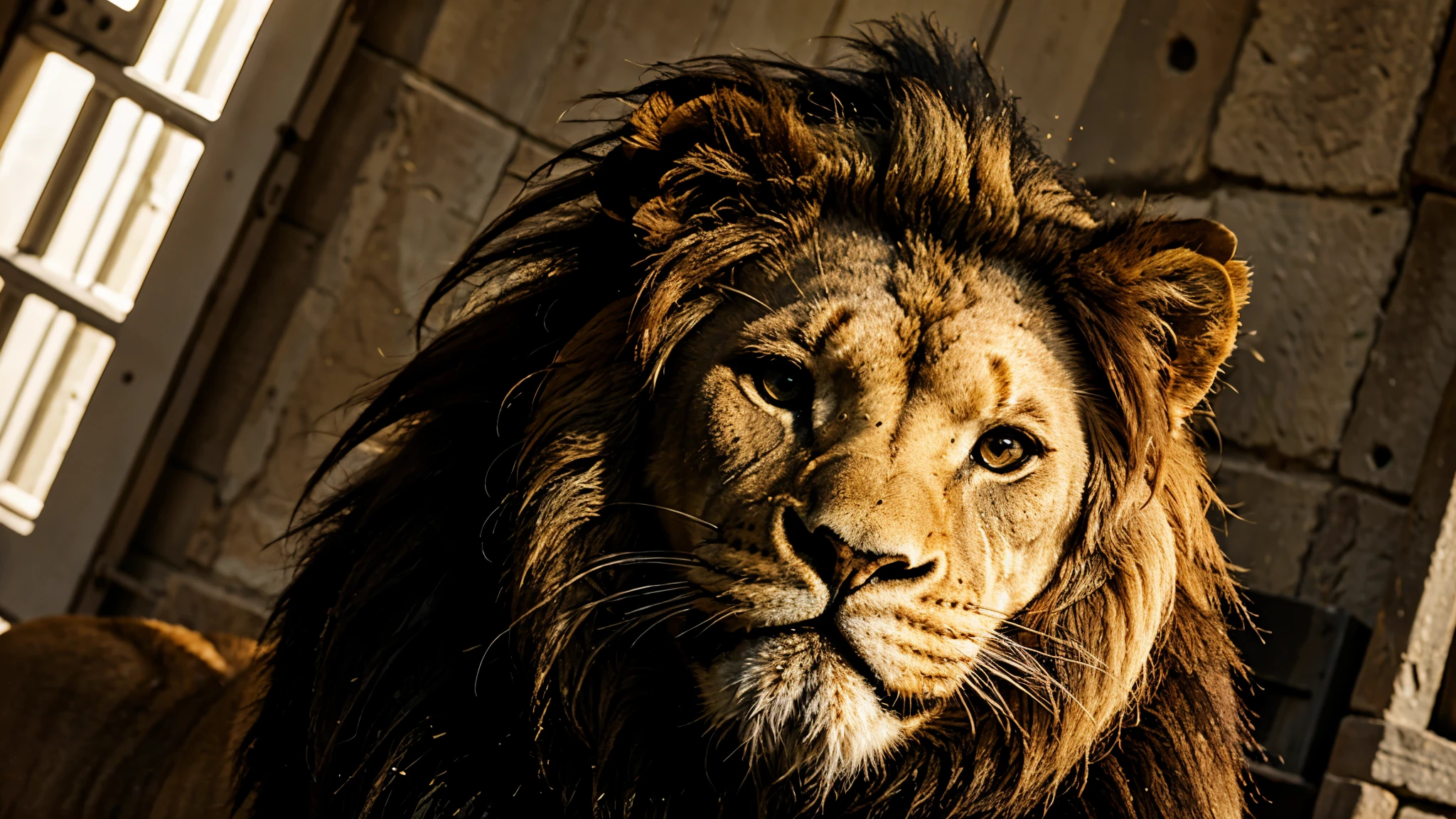 The best lion face with name SAR