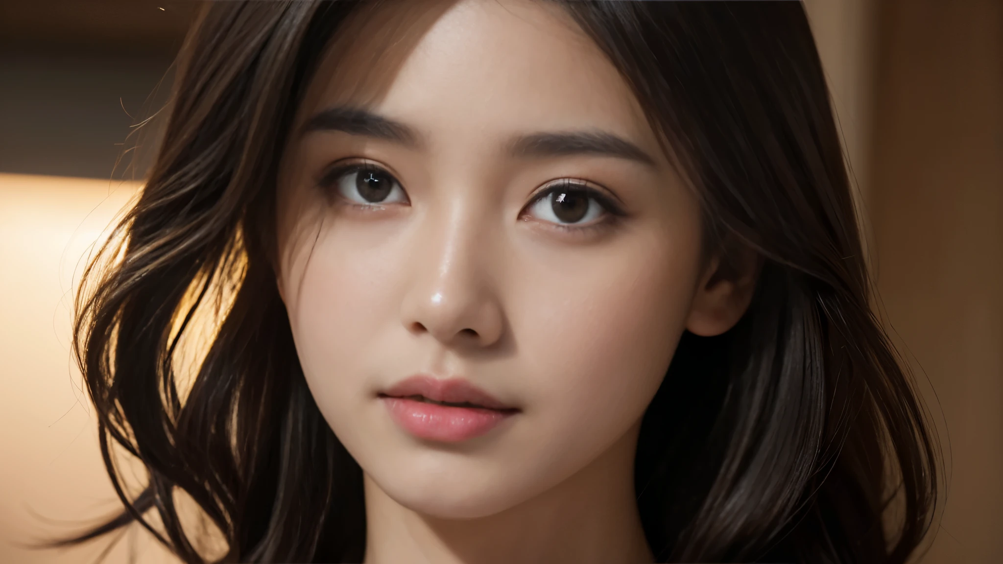 masterpiece, masterpiece, top quality, best quality, realistic, unity, 8k wallpaper, official art, very detailed CG unity 8k wallpaper, (realistic: 1.4), super detail, high resolution, super detail, amazing, fine detail , film lighting, (brown|black hair:1.4), medium hair, (reality skin:1.2), (light brown skin:1.2), beautiful details, eyes and face are very detailed, beautiful eye details, huge file size, Ultra detailed and beautiful, dark eyes, model shot style,