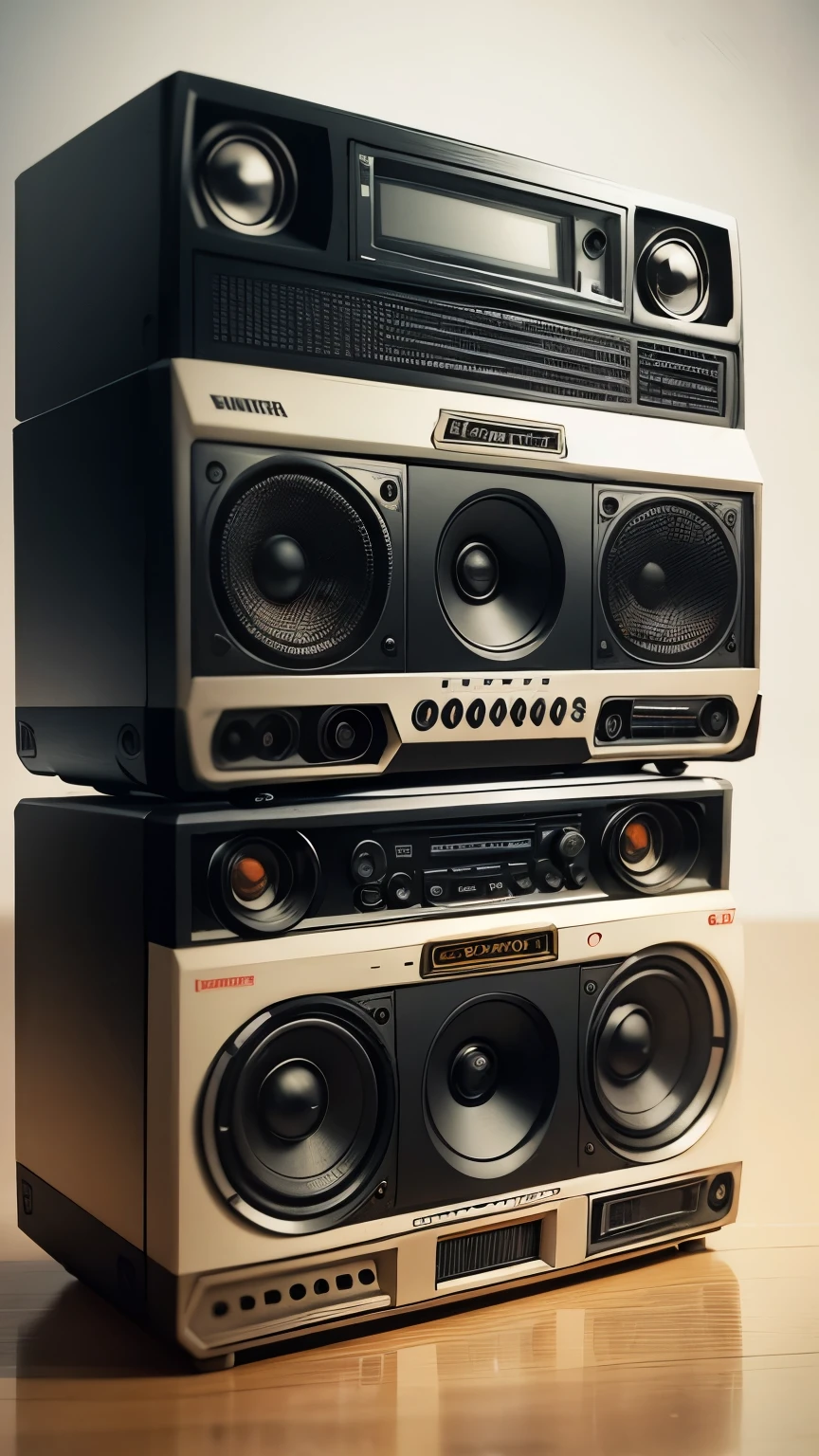 called "Ghetto Blasters" ou "boombox", Oversized cassette radios with blaring sound were a staple of the hip-hop years. These portable channels are now making a comeback, with old-fashioned models or a much more modern design.