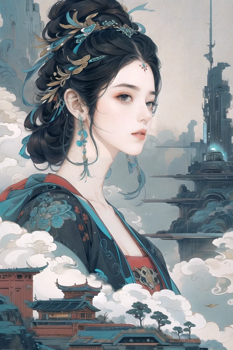 futuristic city, cyberpunk, Violence, decadent, future society, ocean