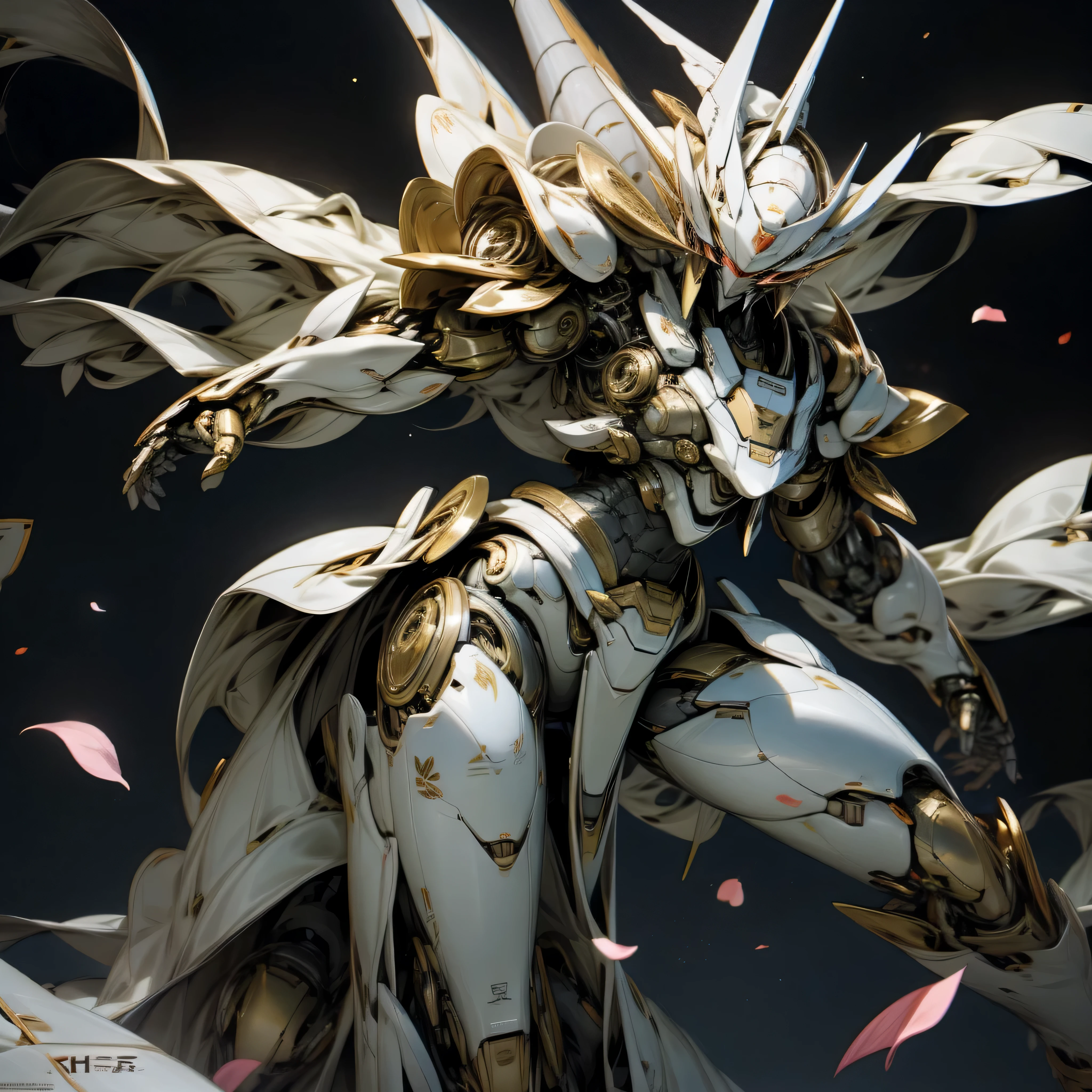 ((isley claymore)), ((picture-perfect)), ((face perfect)), ((ultra detaild)), ((fully body)), ((perfectbody)), a chimera centaur with a bow with arrows on its shoulder, he has long spines on his back, its body is silver with golden details, best qualityer, epic scene,